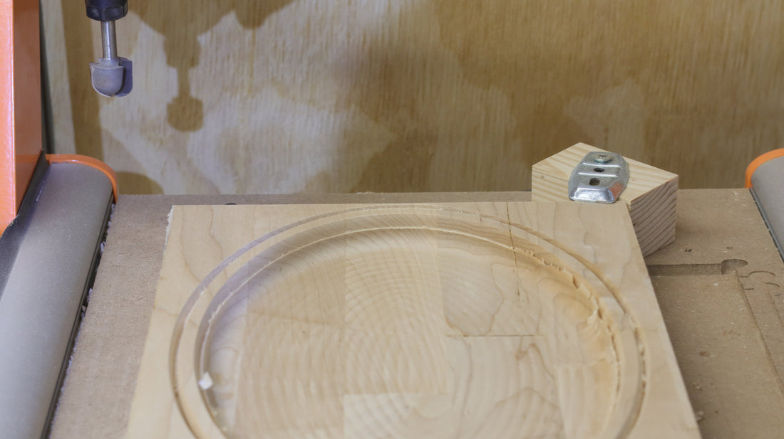 Bigfoot Supply workshop with CNC machine and woodworking tools - The Living Lab modern woodworking process documentation