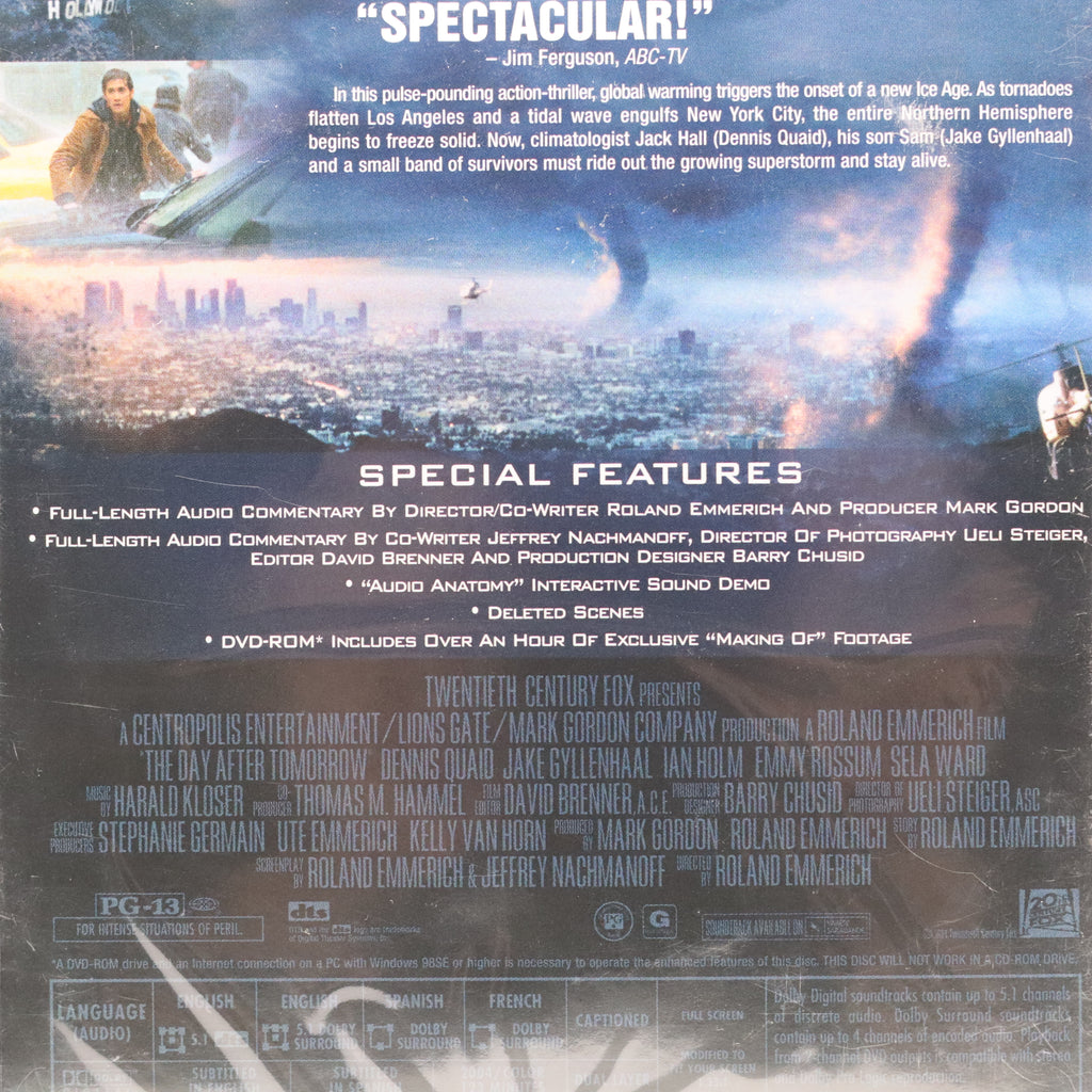 The Day After Tomorrow DVD Full Screen Edition