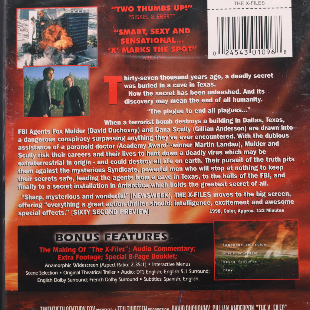 The X-Files: Fight the Future DVD Enhanced Widescreen