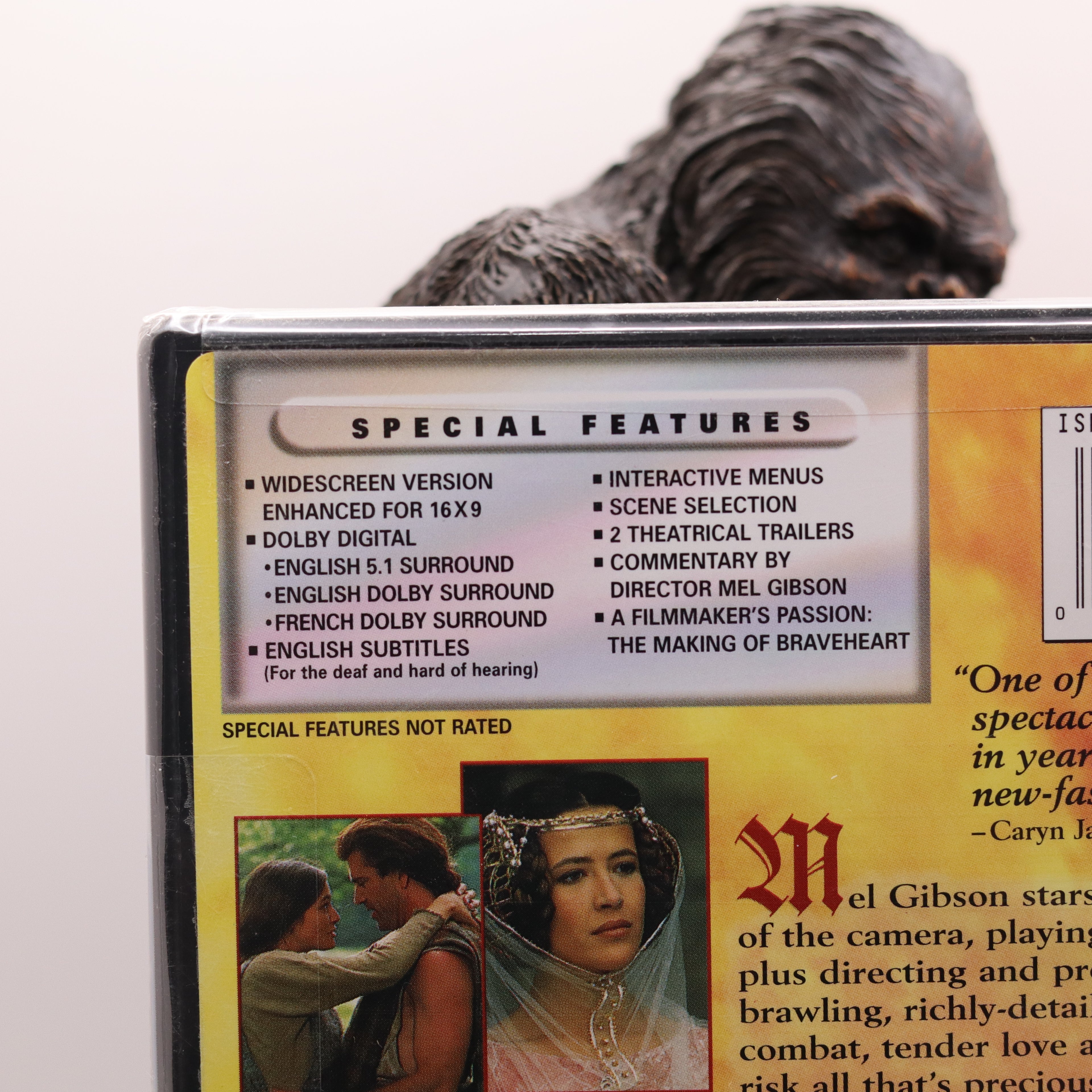 Braveheart DVD featuring Mel Gibson NEW SEALED