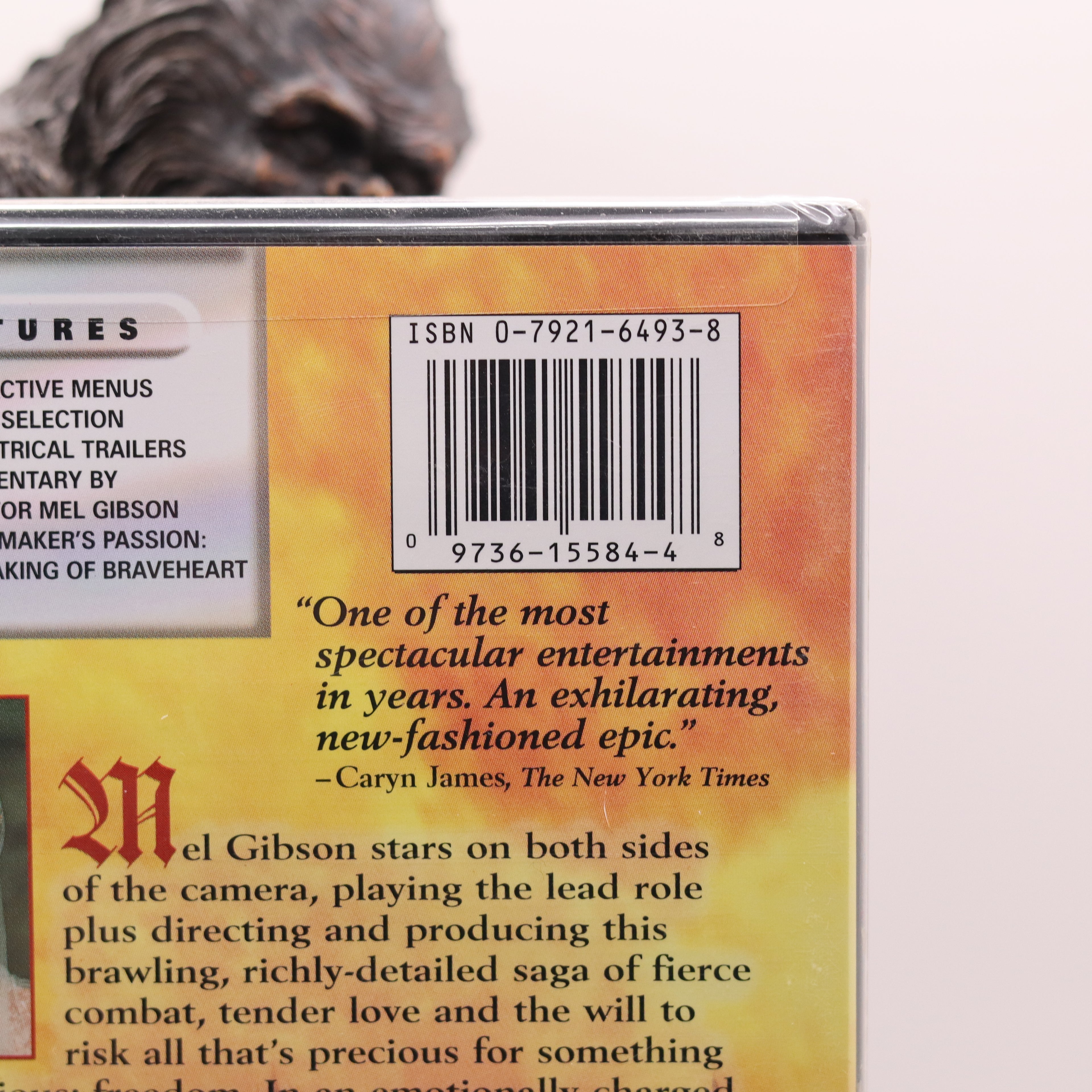 Braveheart DVD featuring Mel Gibson NEW SEALED