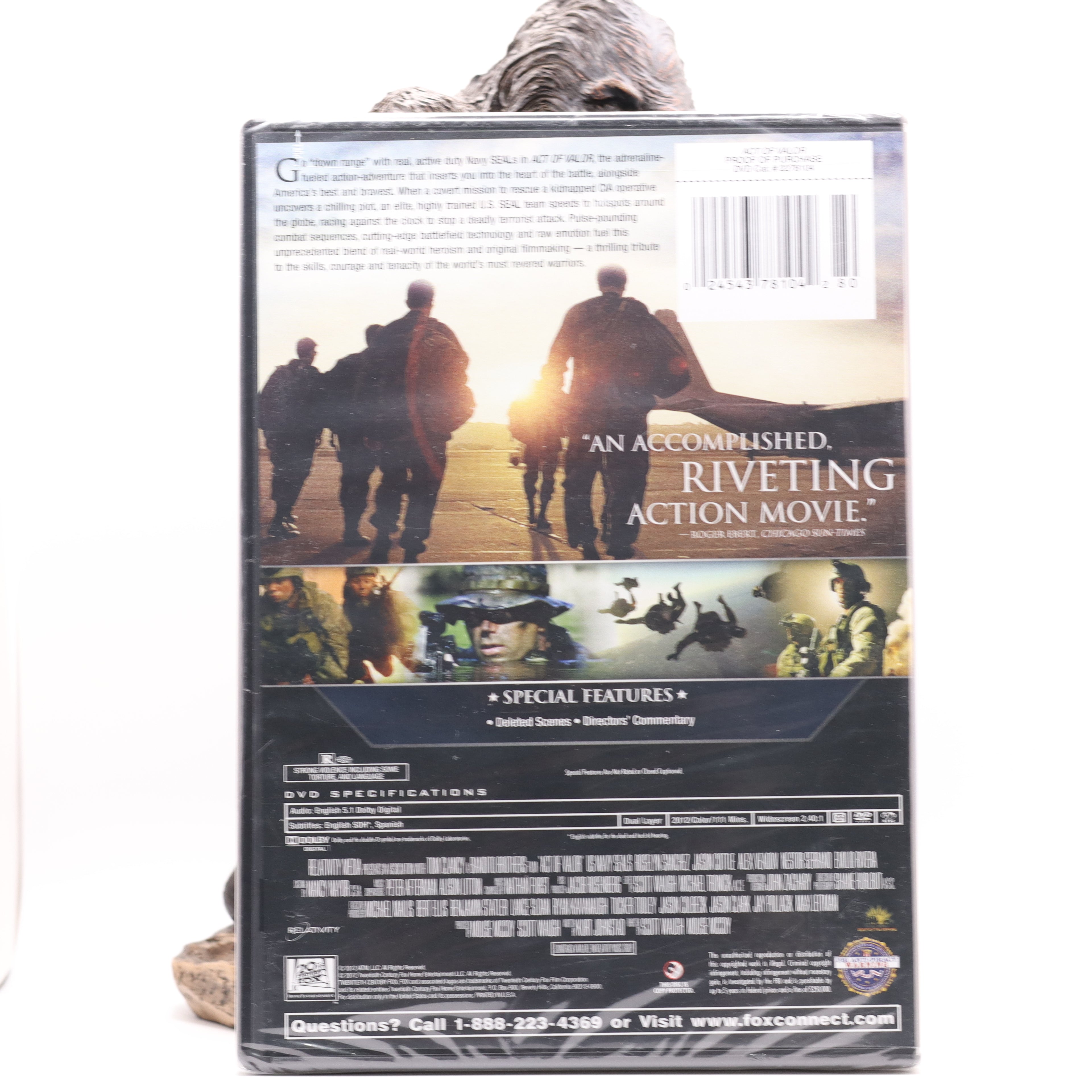Act of Valor DVD - Navy SEAL Action Thriller