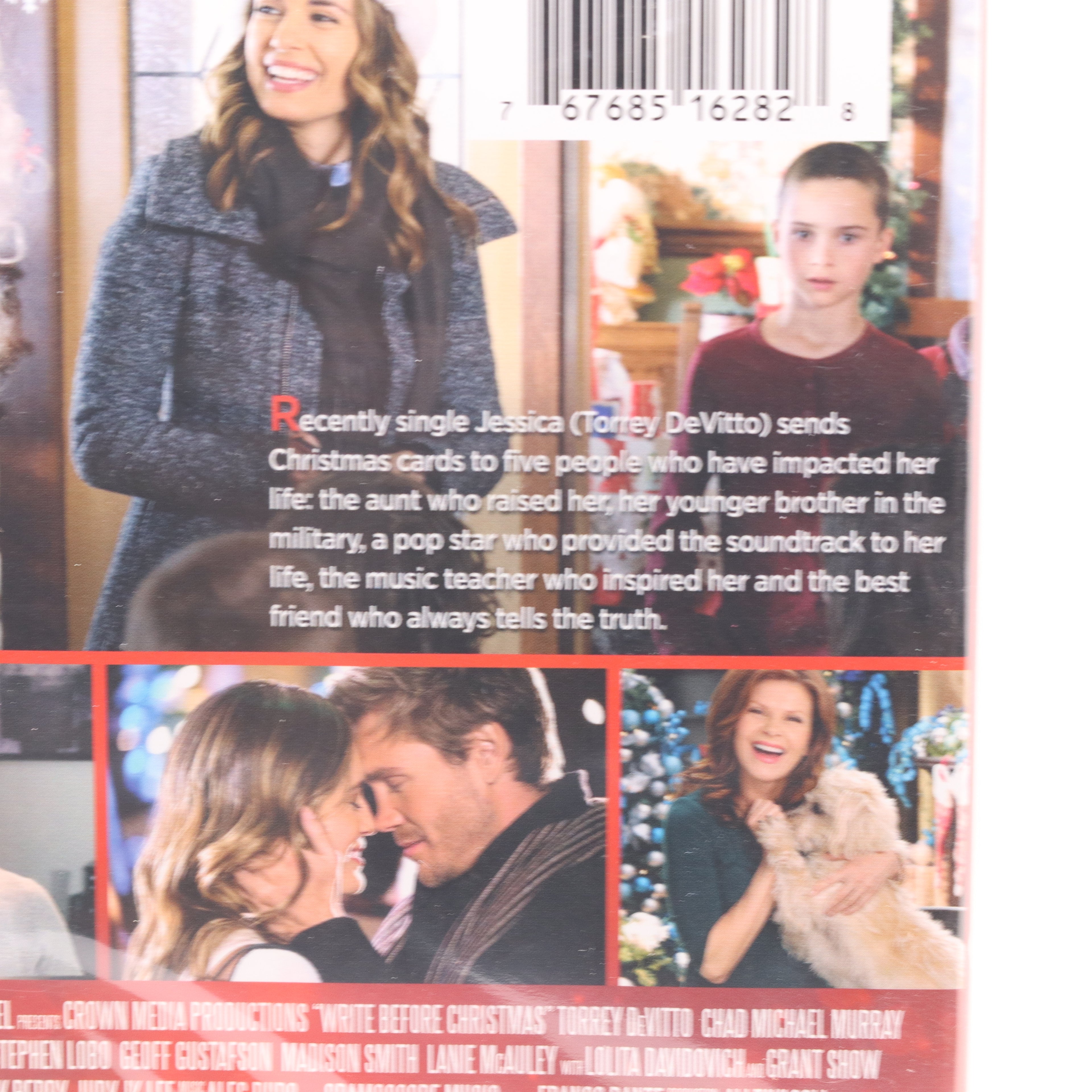 Movie poster with scenes of people and text about a character named Jessica, with a bar code visible.