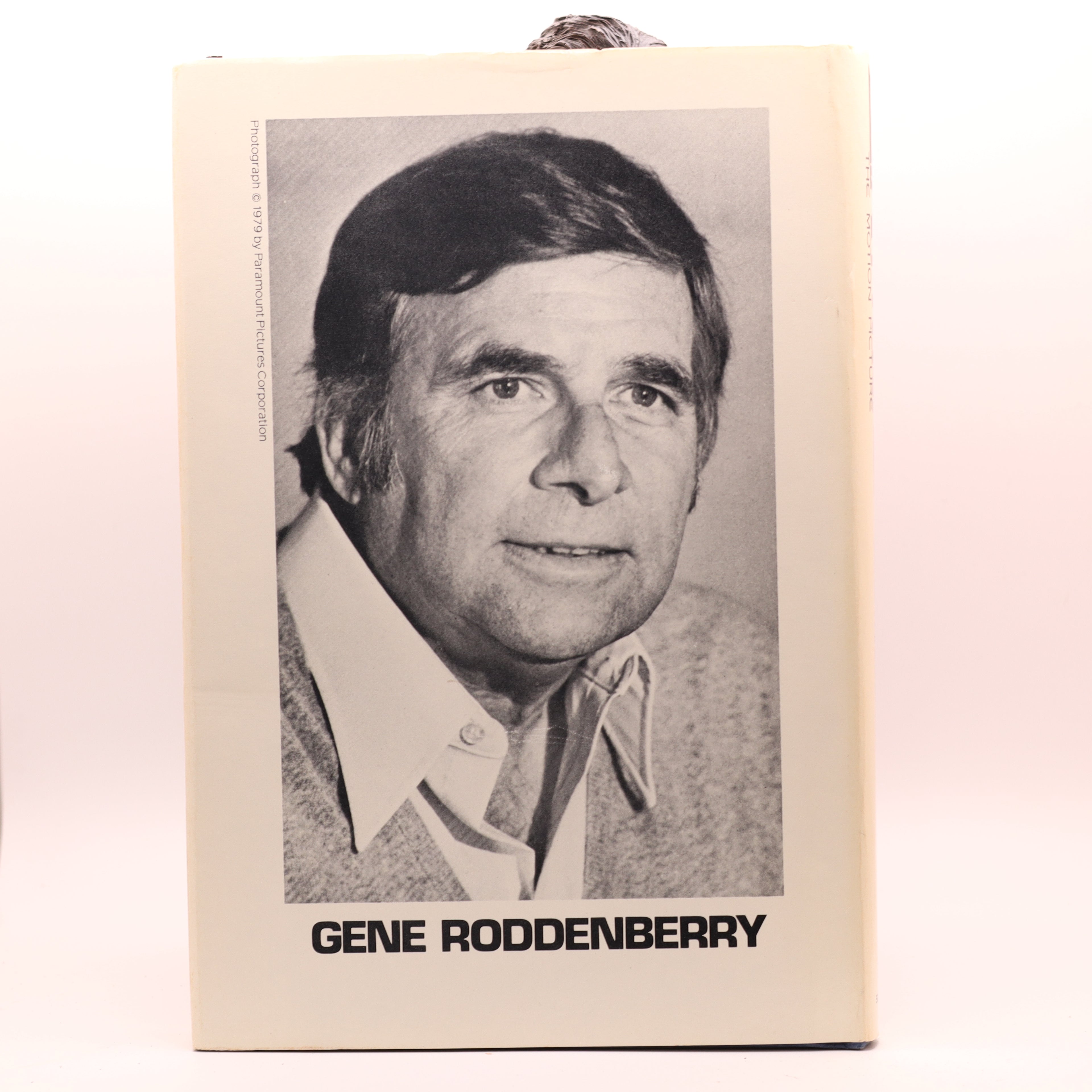 Book with a portrait of Gene Roddenberry on the cover