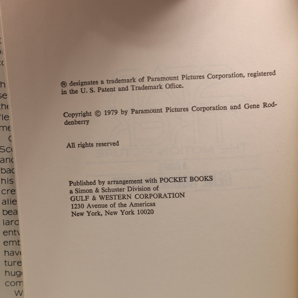 Back cover of a book with copyright and publishing information.