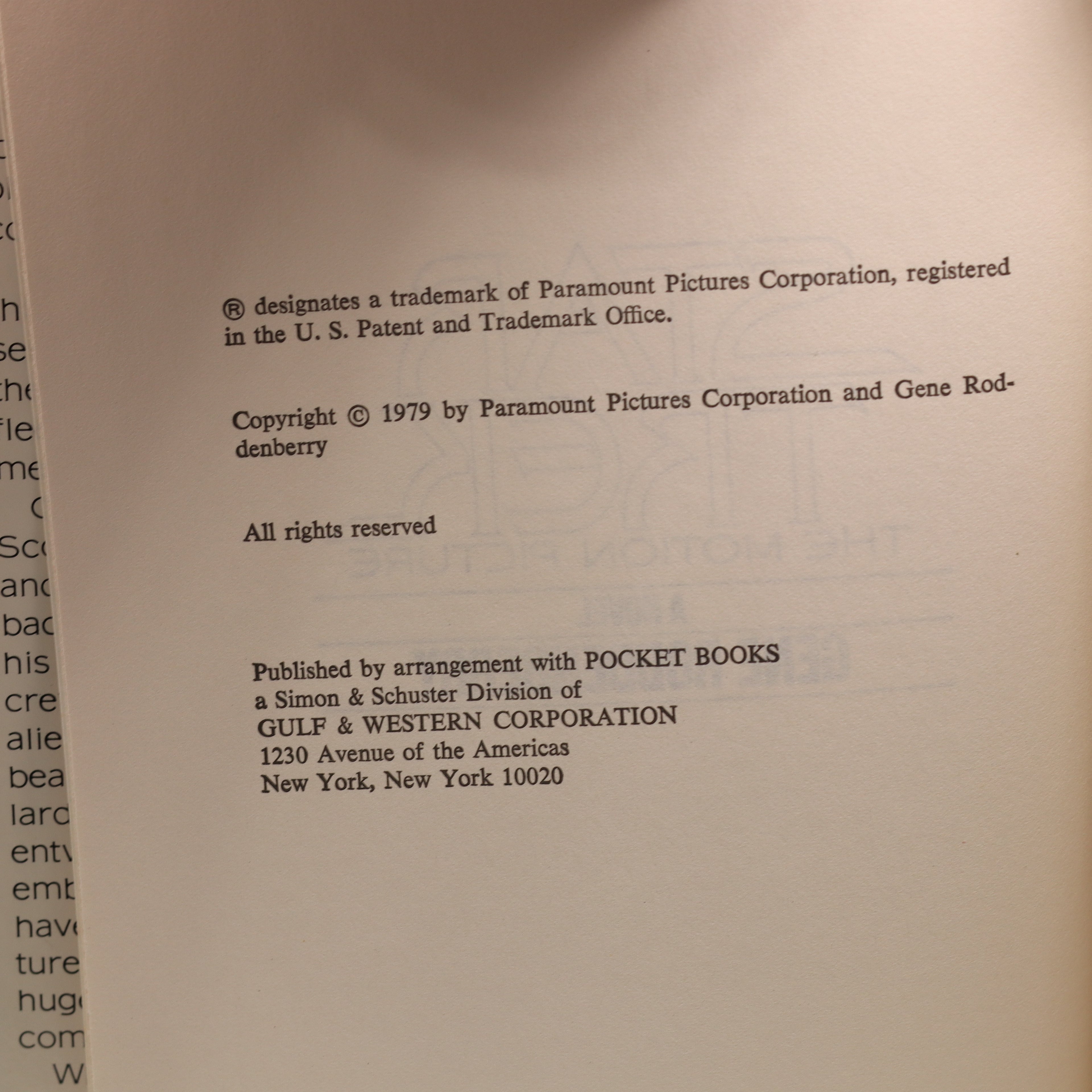 Back cover of a book with copyright and publishing information.