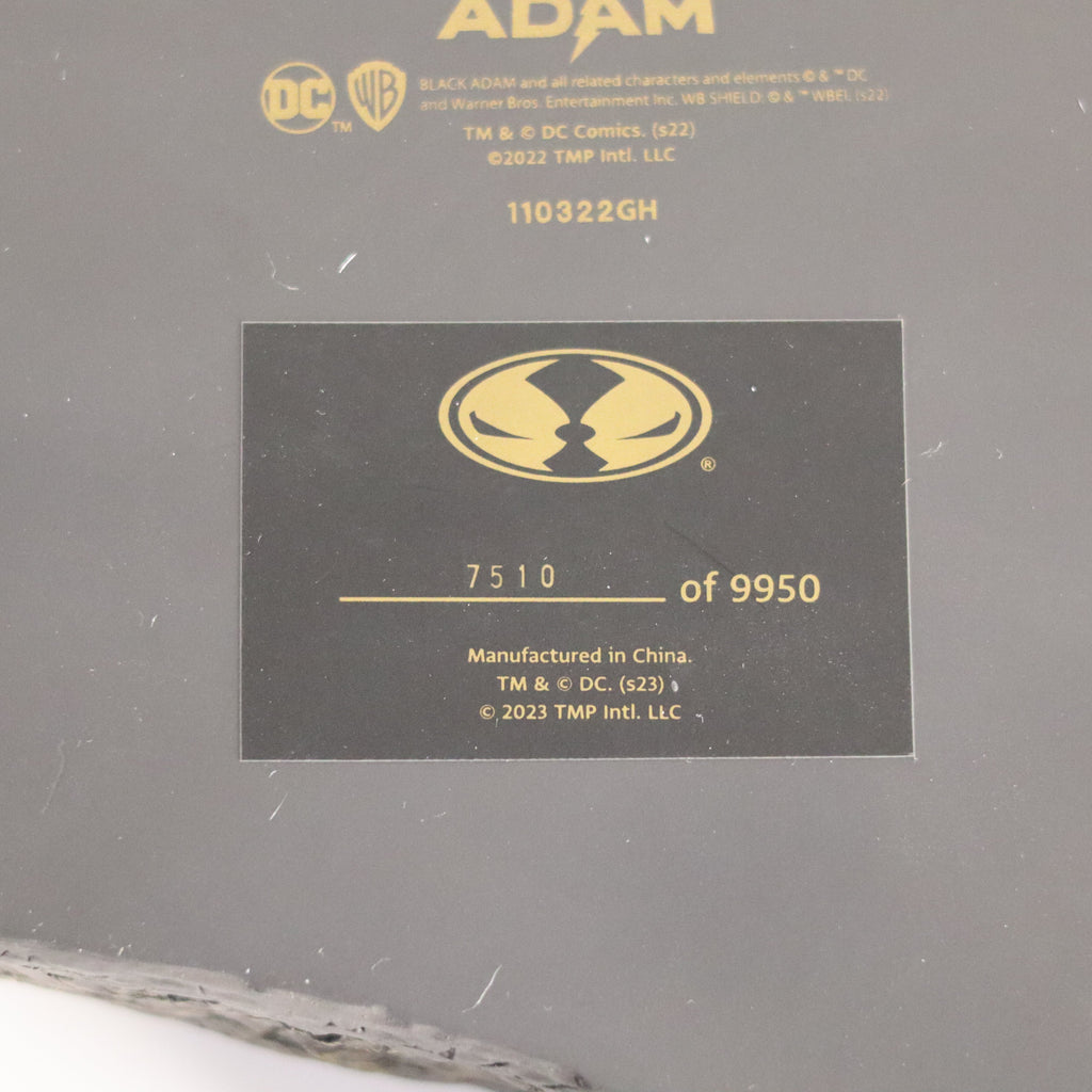 Black Adam 3D Wall Art. DC Icons DC universe. Limited edition collectable