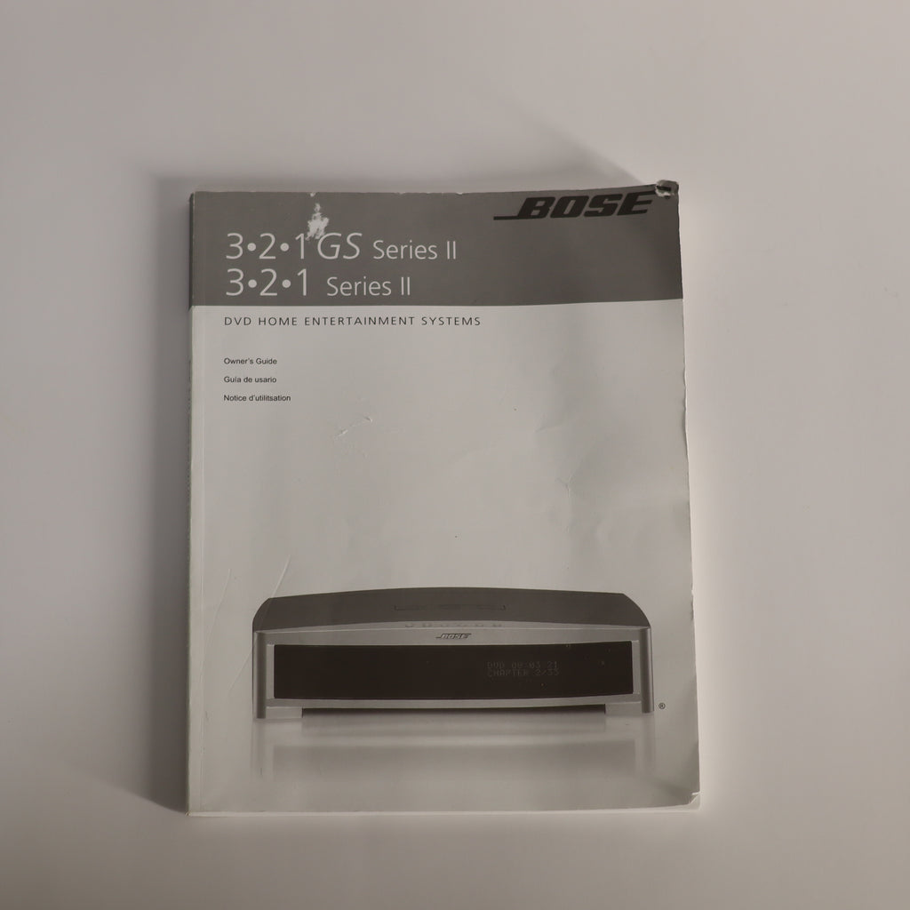 Bose DVD home entertainment system packaging on a light gray background
