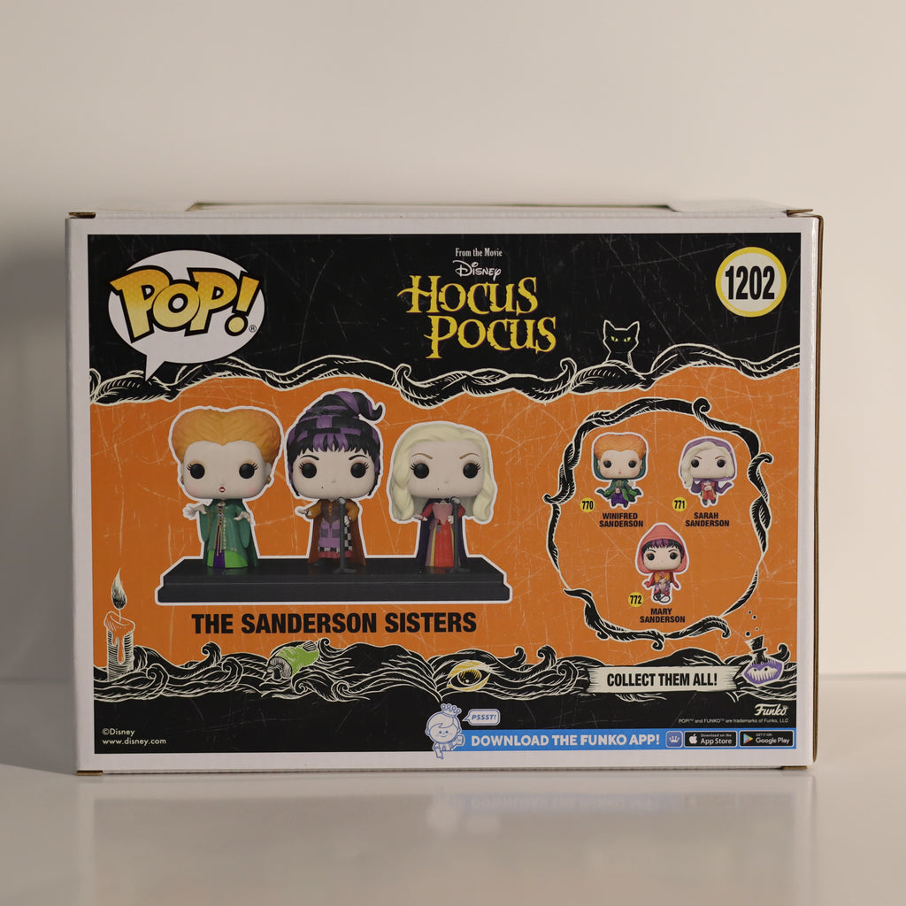 Funko Pop! Hocus Pocus Sanderson Sisters box set packaging