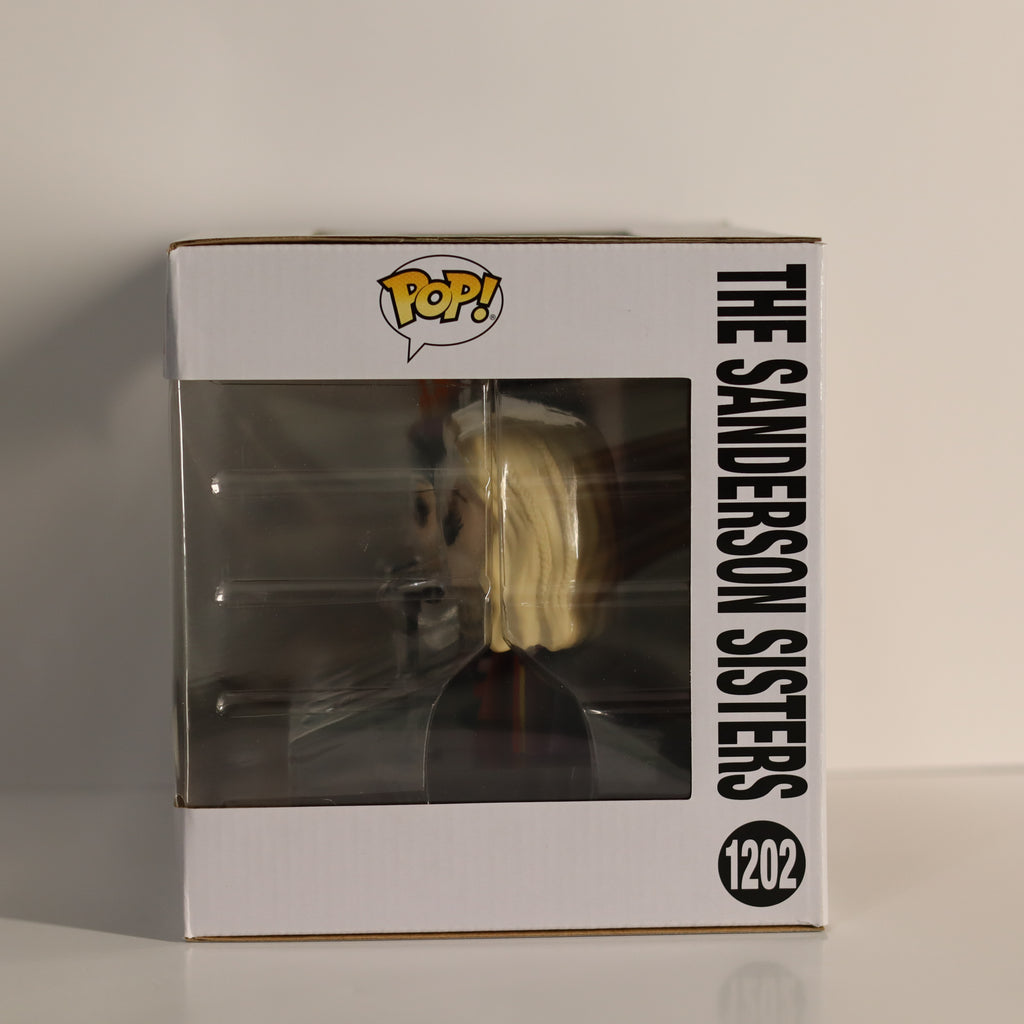 Pop! Vinyl box featuring 'The Sanderson Sisters' with a white background