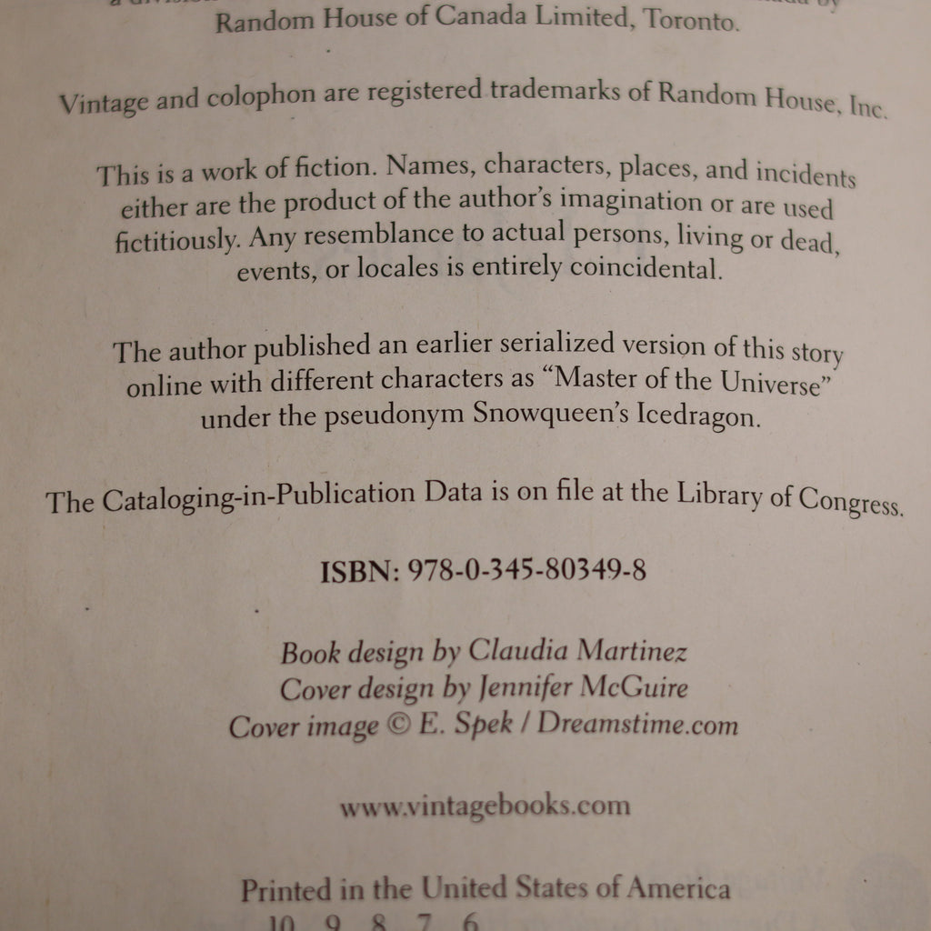 Back cover of a book with text, ISBN, and design credits.