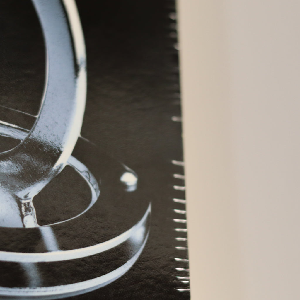 Close-up of a metallic object with a blurred background