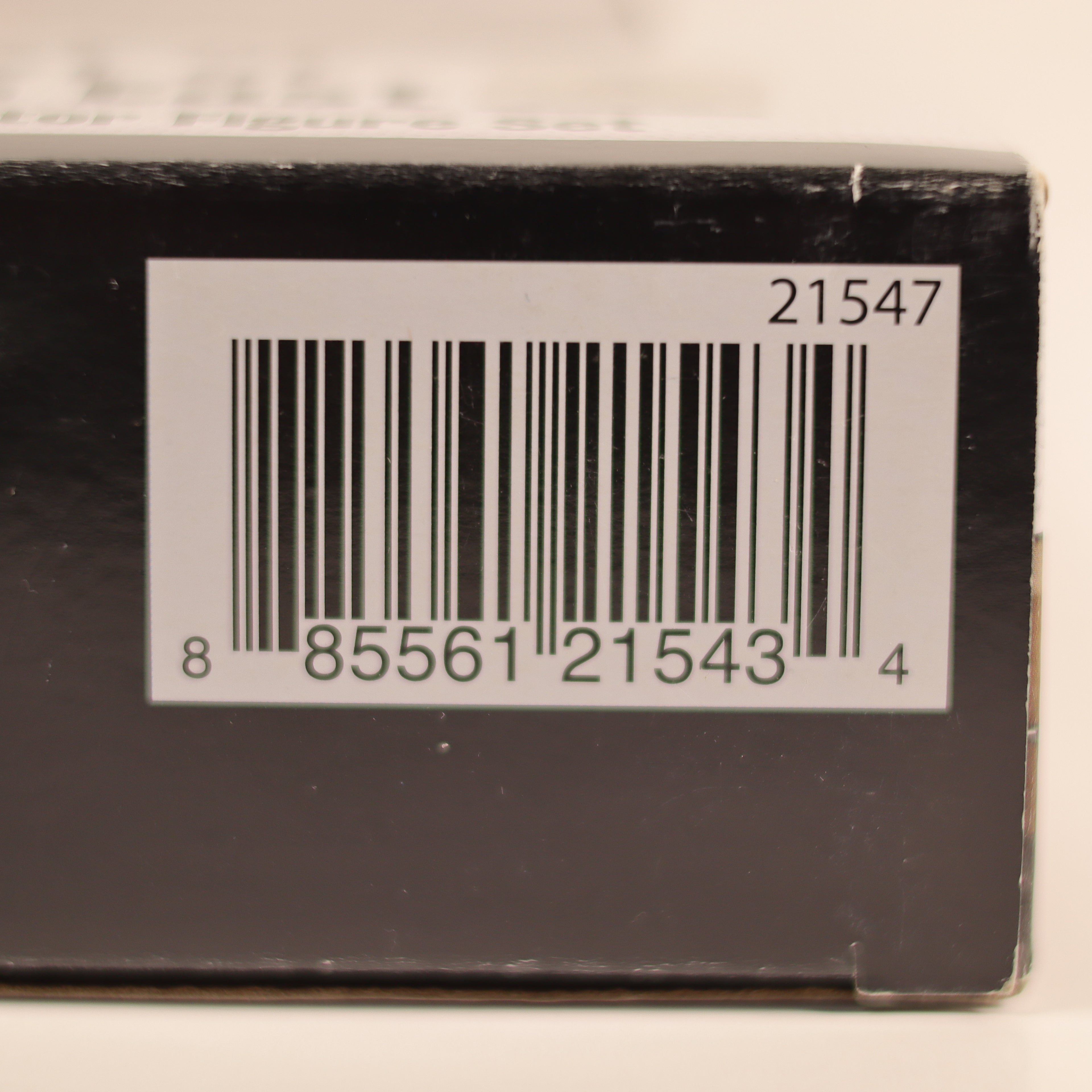 Barcode label on a product packaging with a visible EAN code.