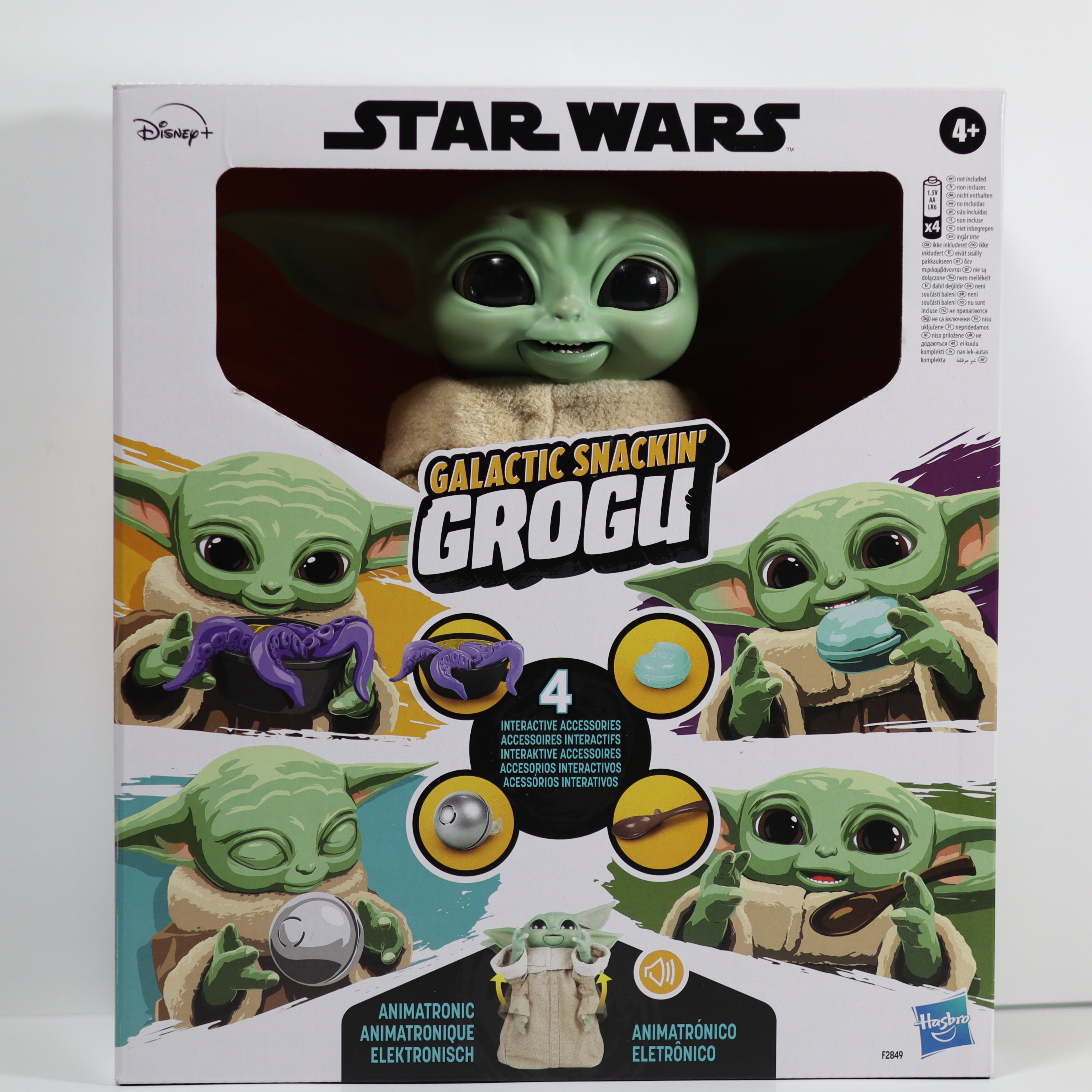 Baby Yoda Interactive Toy - Galactic Snackin' Grogu | Star Wars Mandalorian
