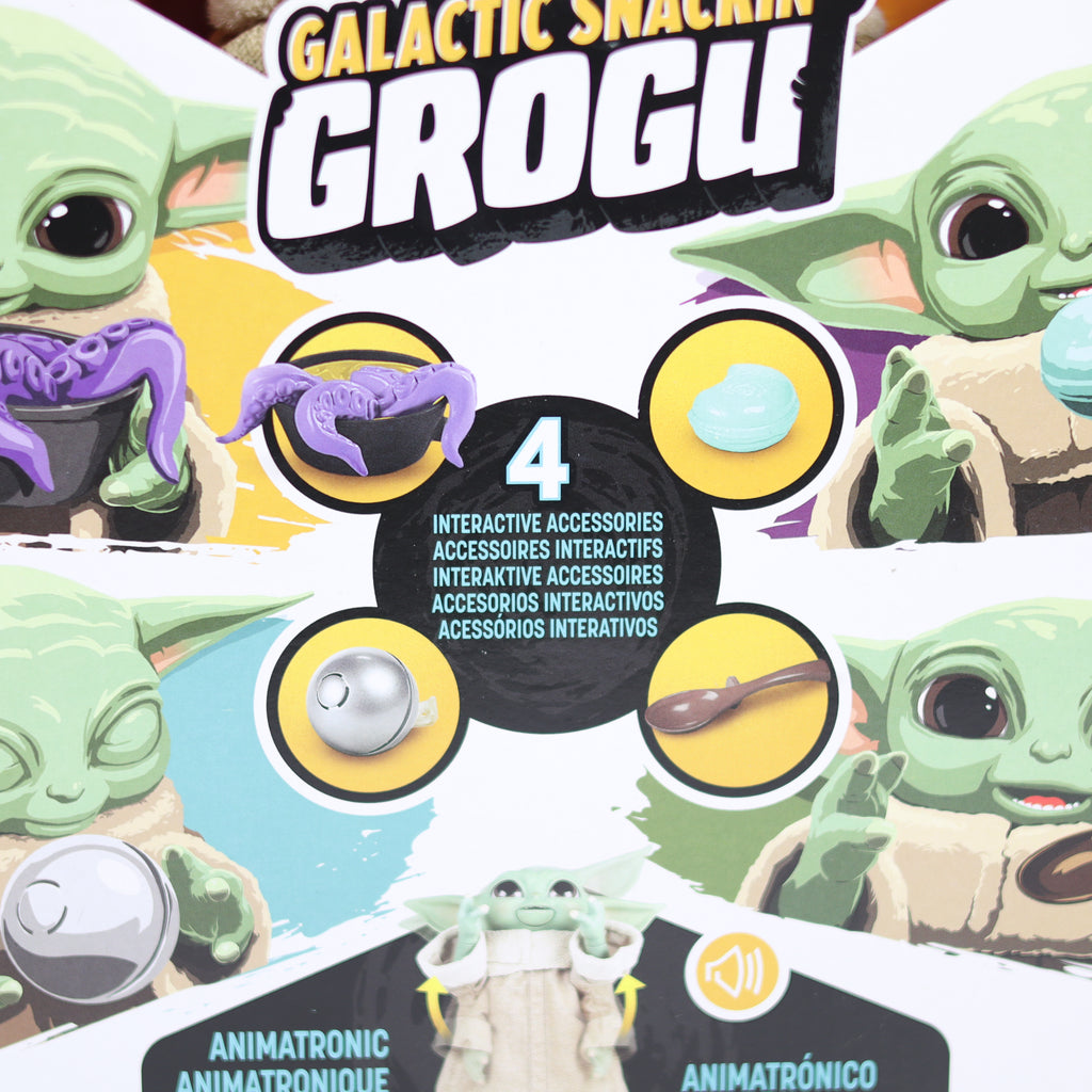 Baby Yoda Interactive Toy - Galactic Snackin' Grogu | Star Wars Mandalorian