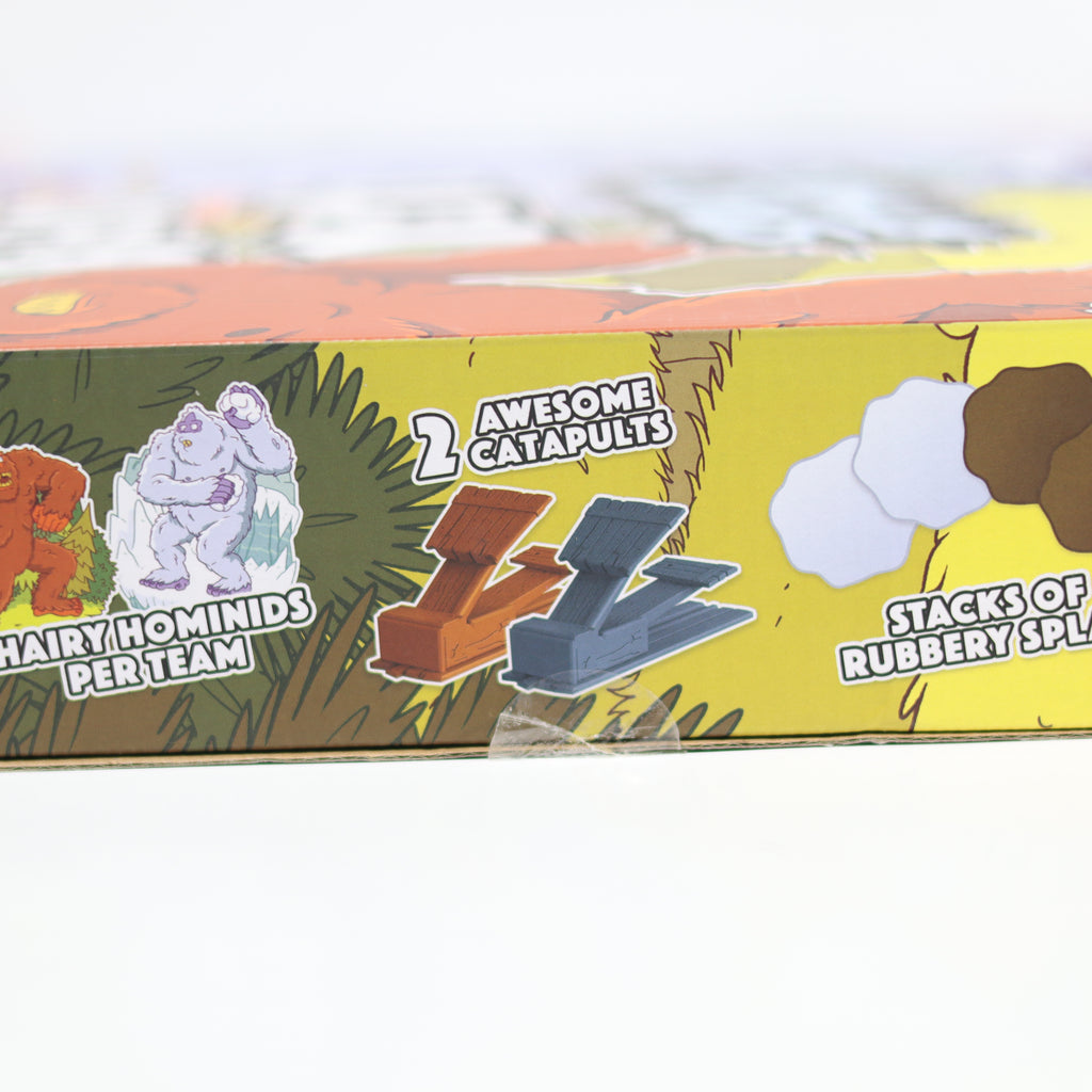 Toy packaging with illustrations of characters and text on a white background