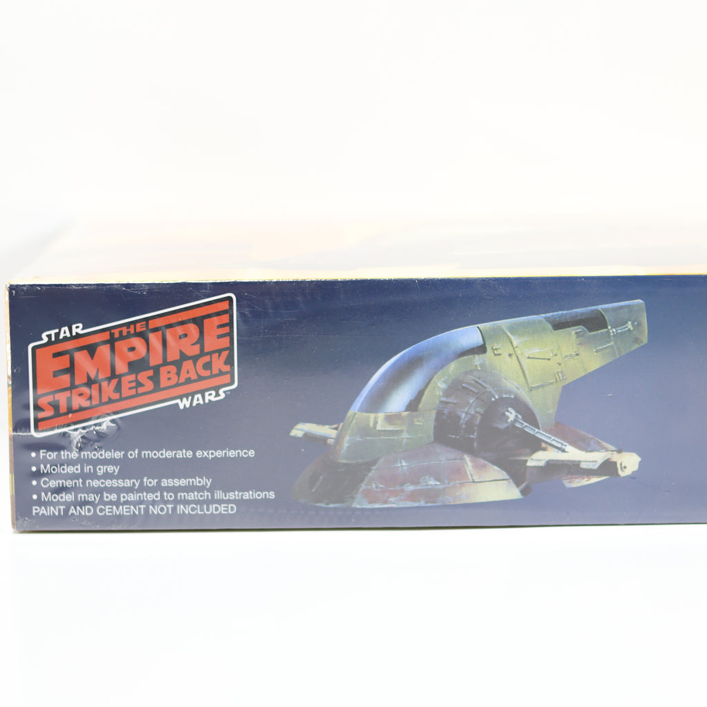Star Wars model kit box for 'The Empire Strikes Back' with spaceship illustration.