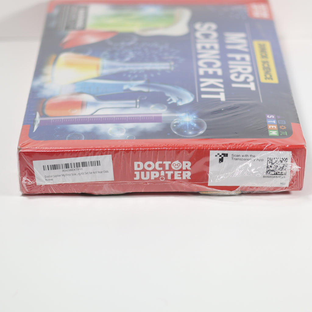 Box of 'My First Science Kit' by Doctor Jupiter on a white background