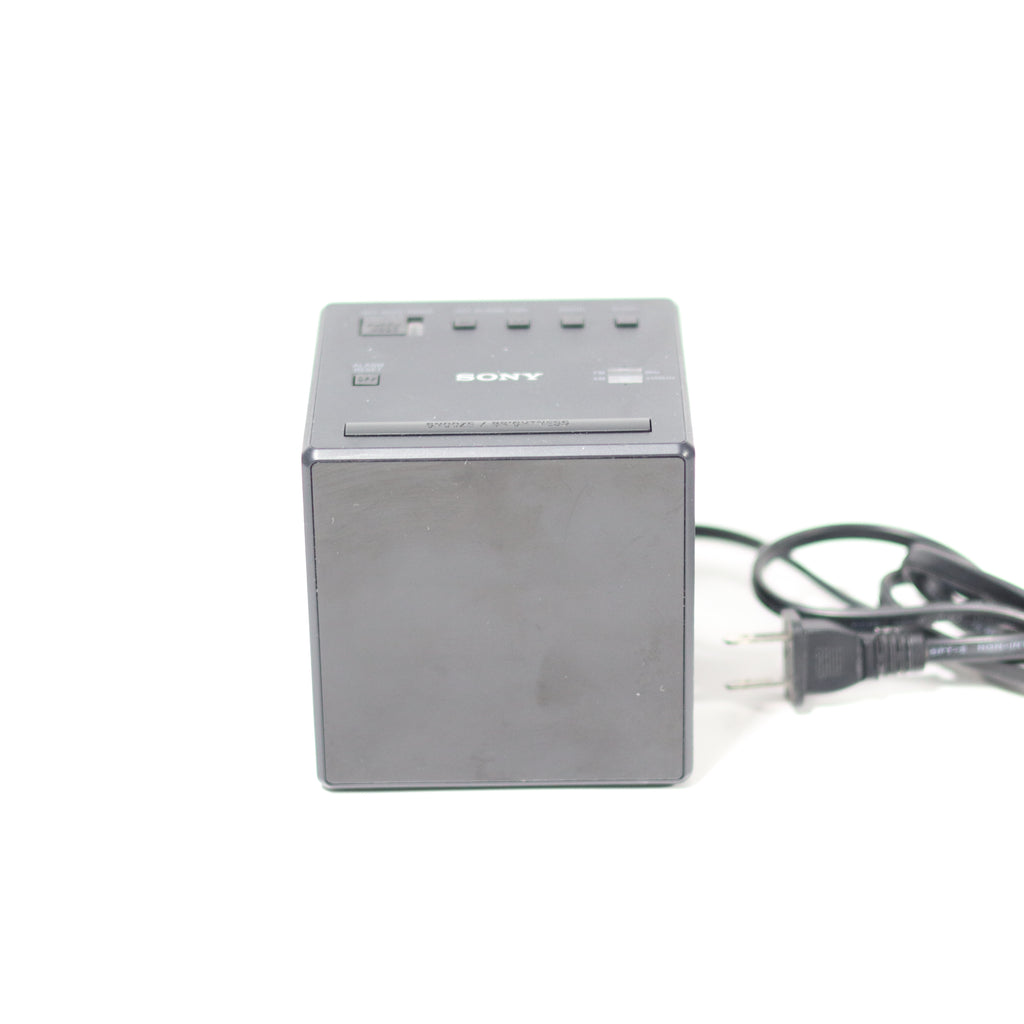 Sony electronic device with power cord on a white background