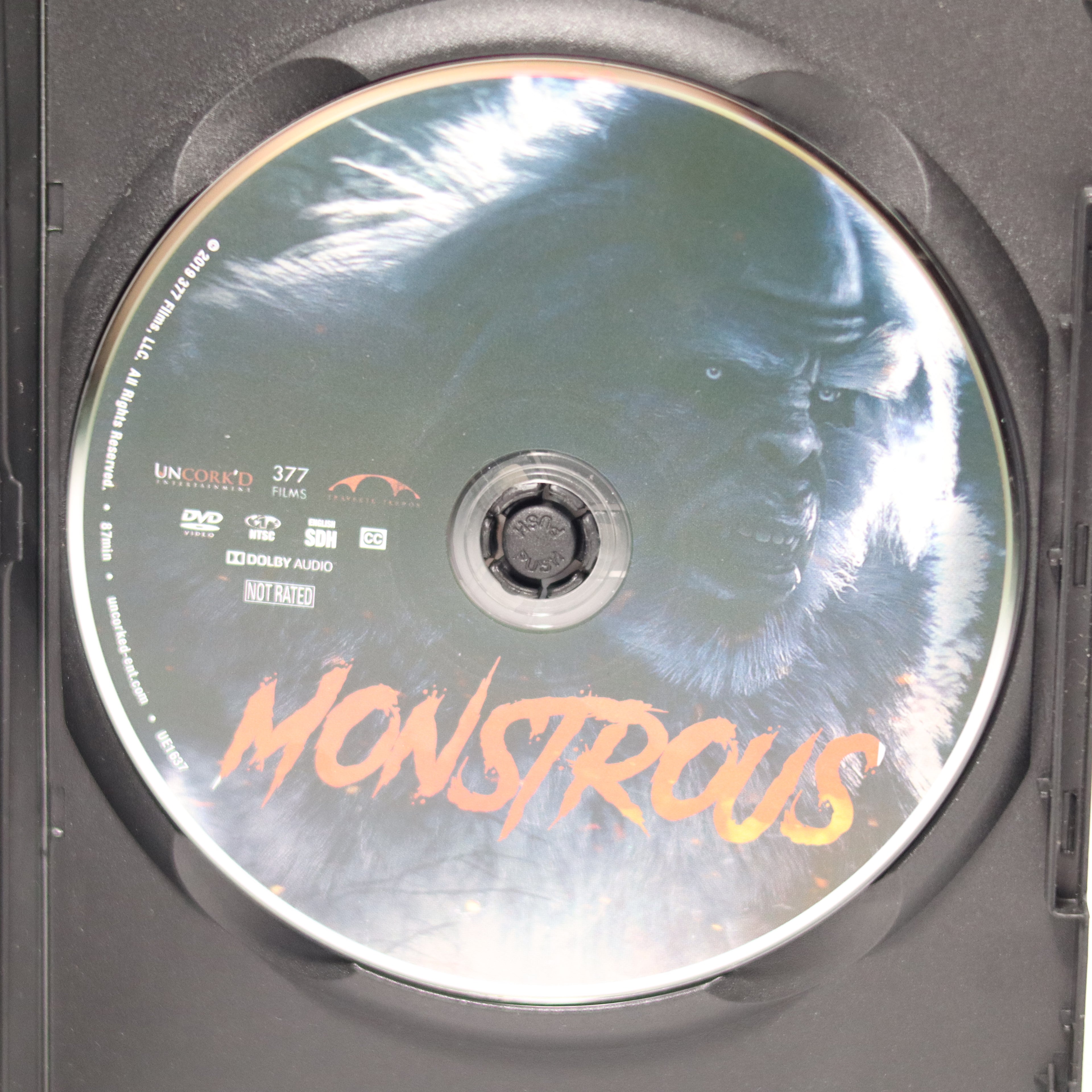 Monstrous DVD - Pre-Owned Horror Thriller - Tested & Working