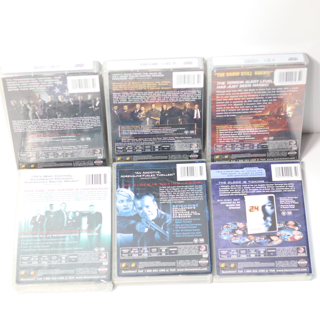24 TV Series Seasons 1-6 DVD Box Set - Kiefer Sutherland