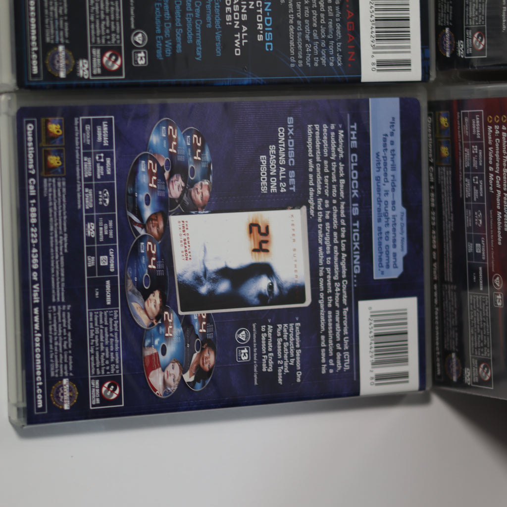 24 TV Series Seasons 1-6 DVD Box Set - Kiefer Sutherland