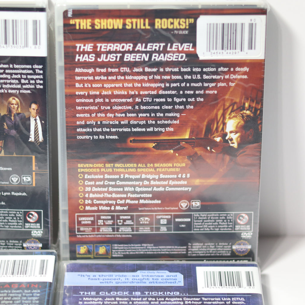 24 TV Series Seasons 1-6 DVD Box Set - Kiefer Sutherland