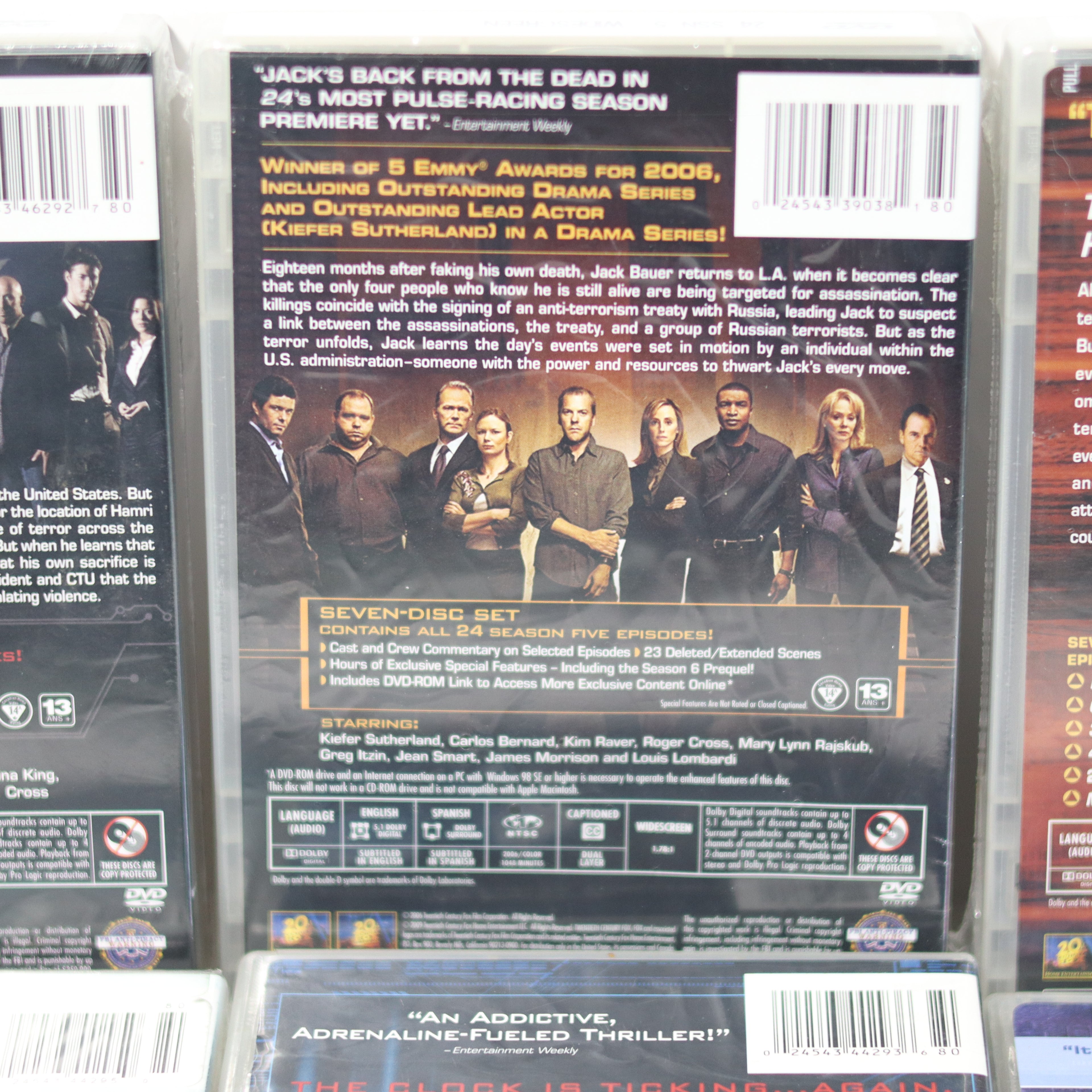 24 TV Series Seasons 1-6 DVD Box Set - Kiefer Sutherland