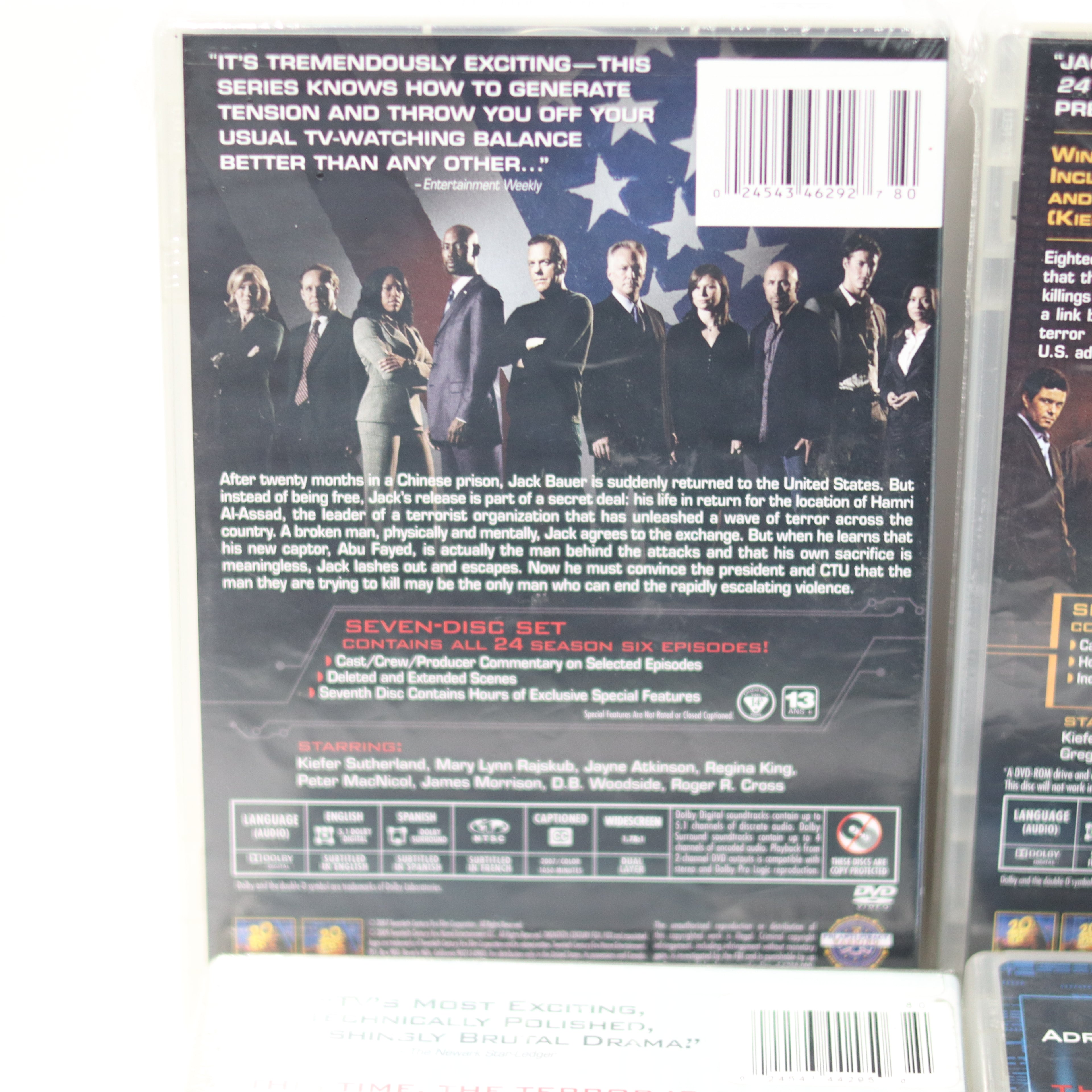 24 TV Series Seasons 1-6 DVD Box Set - Kiefer Sutherland