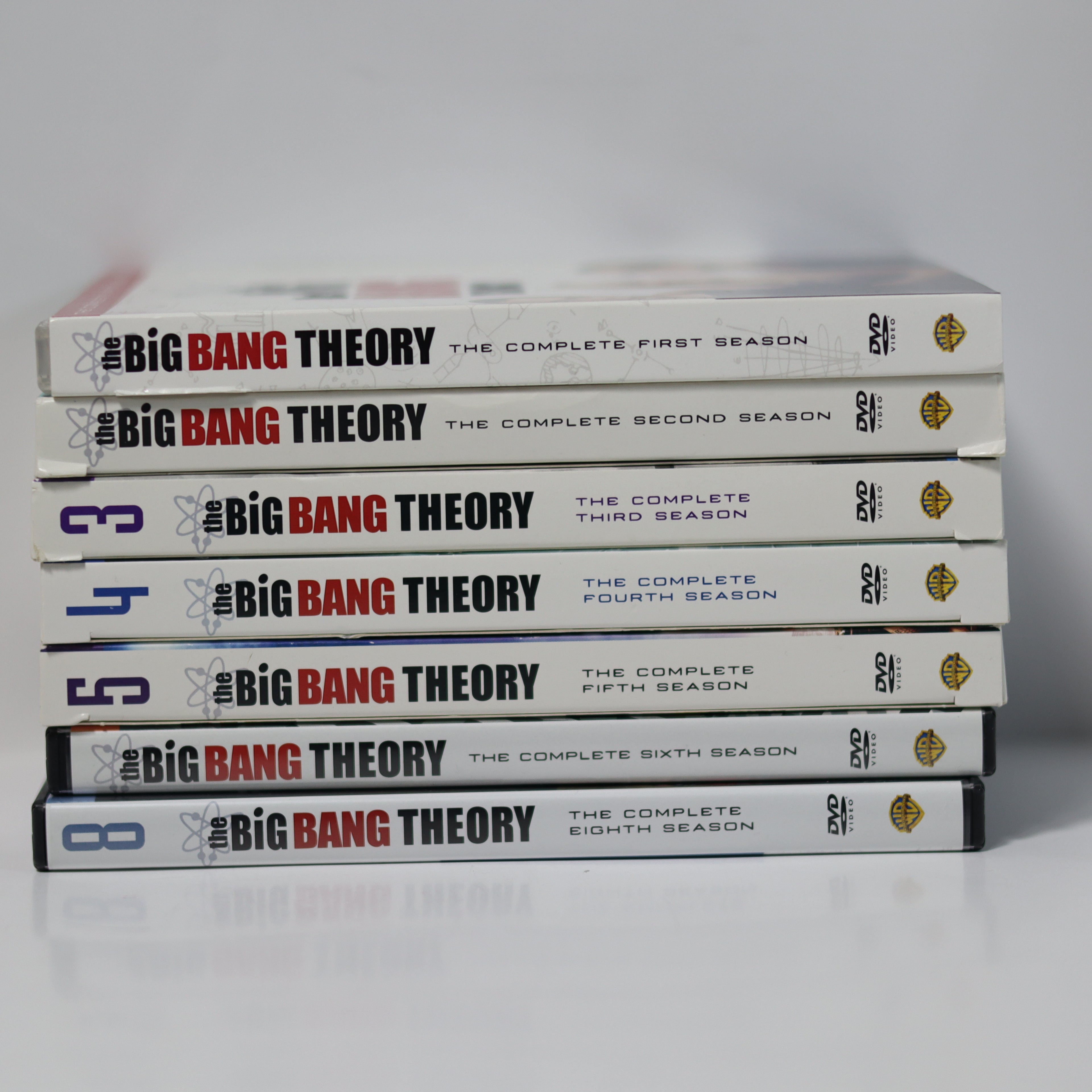 The Big Bang Theory Seasons 1-6, 8 DVD Collection - Pre-Owned