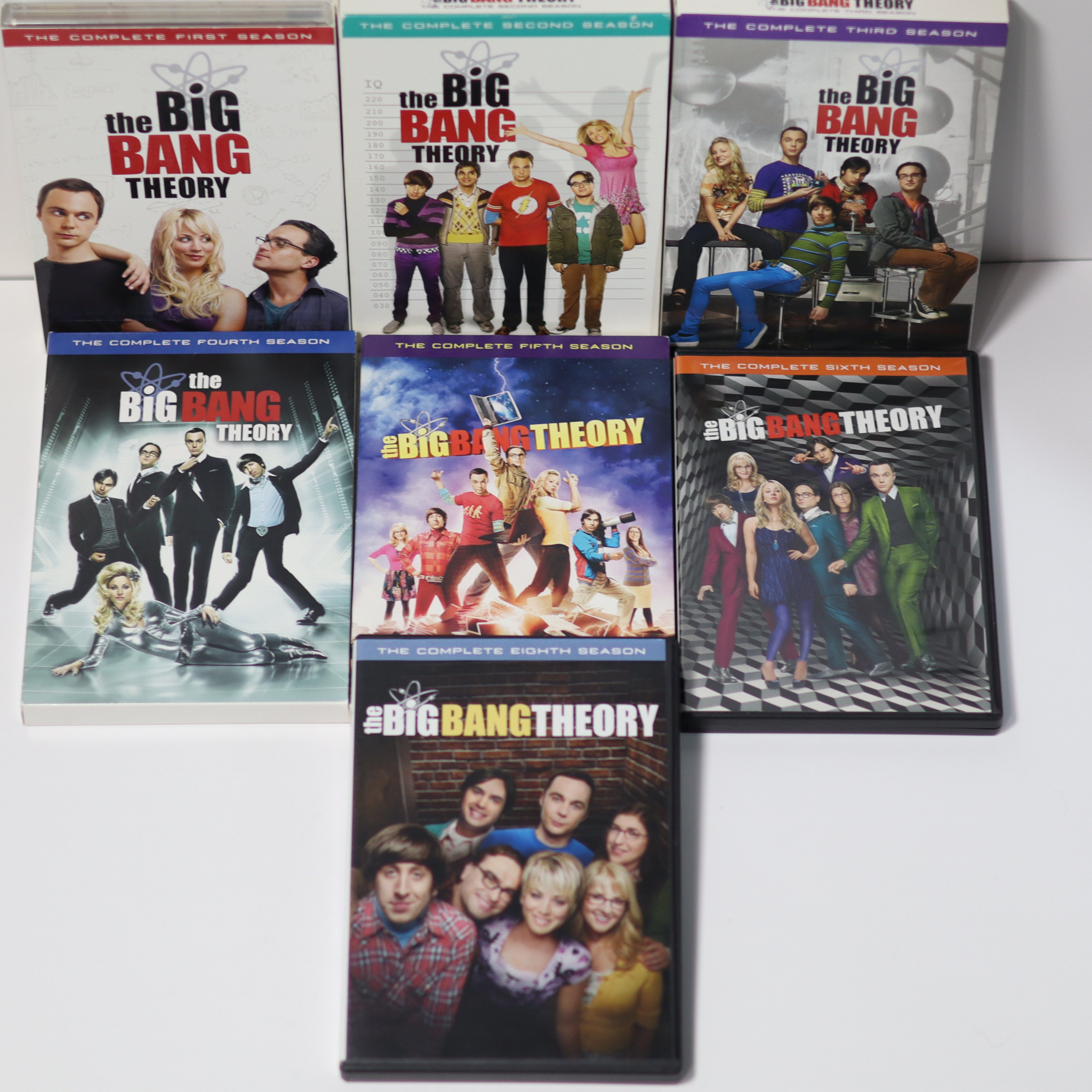 The Big Bang Theory Seasons 1-6, 8 DVD Collection - Pre-Owned