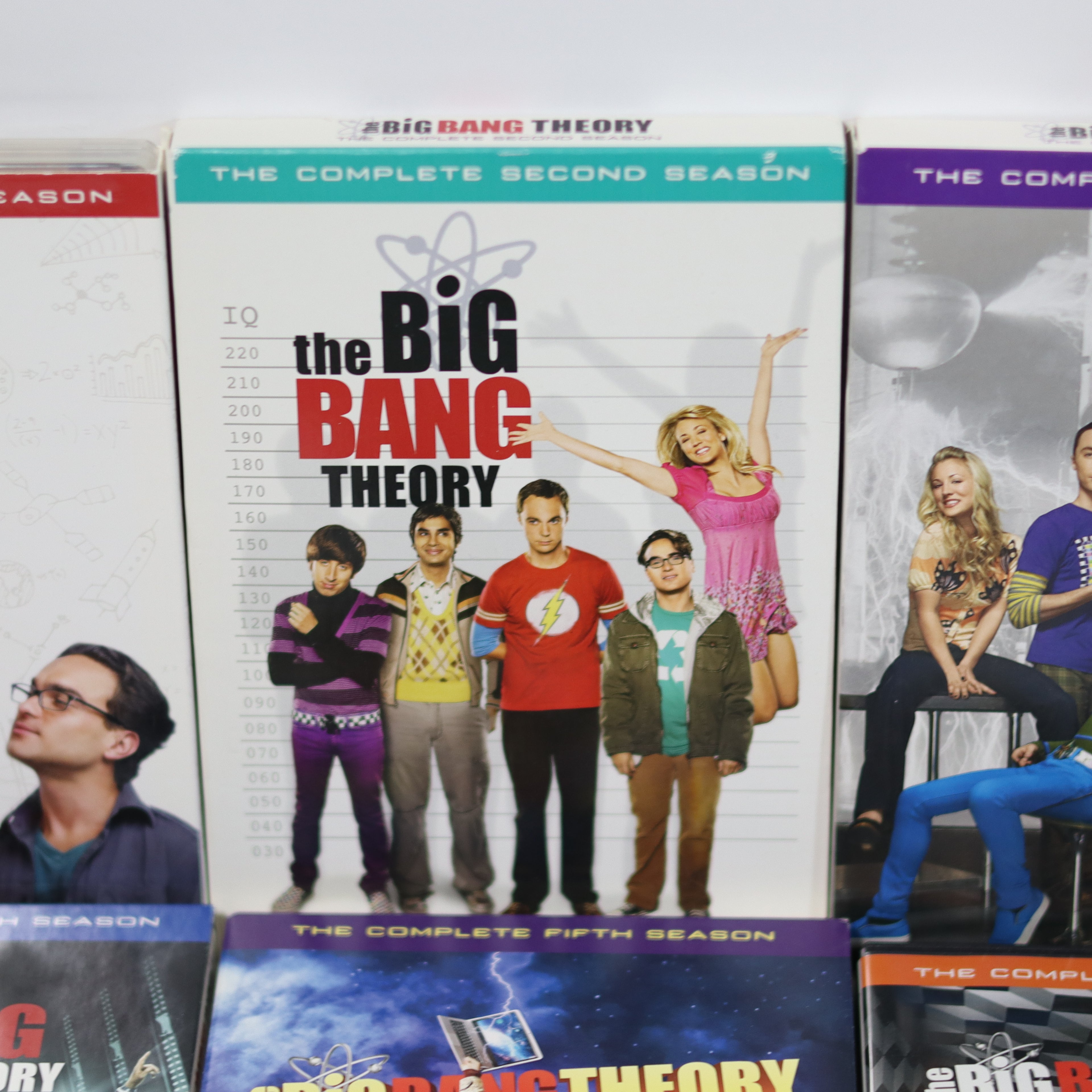 The Big Bang Theory Seasons 1-6, 8 DVD Collection - Pre-Owned
