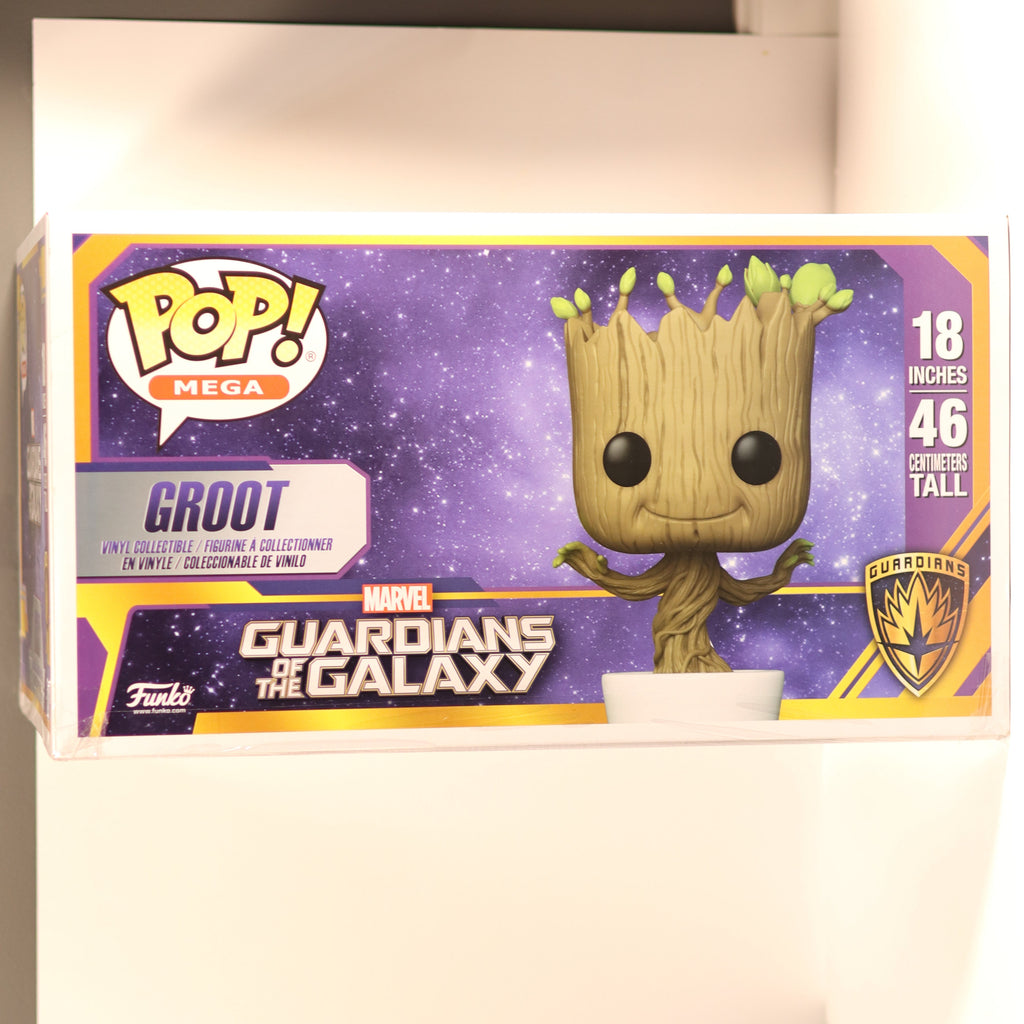 Box of Marvel Guardians of the Galaxy Groot Pop! vinyl figure