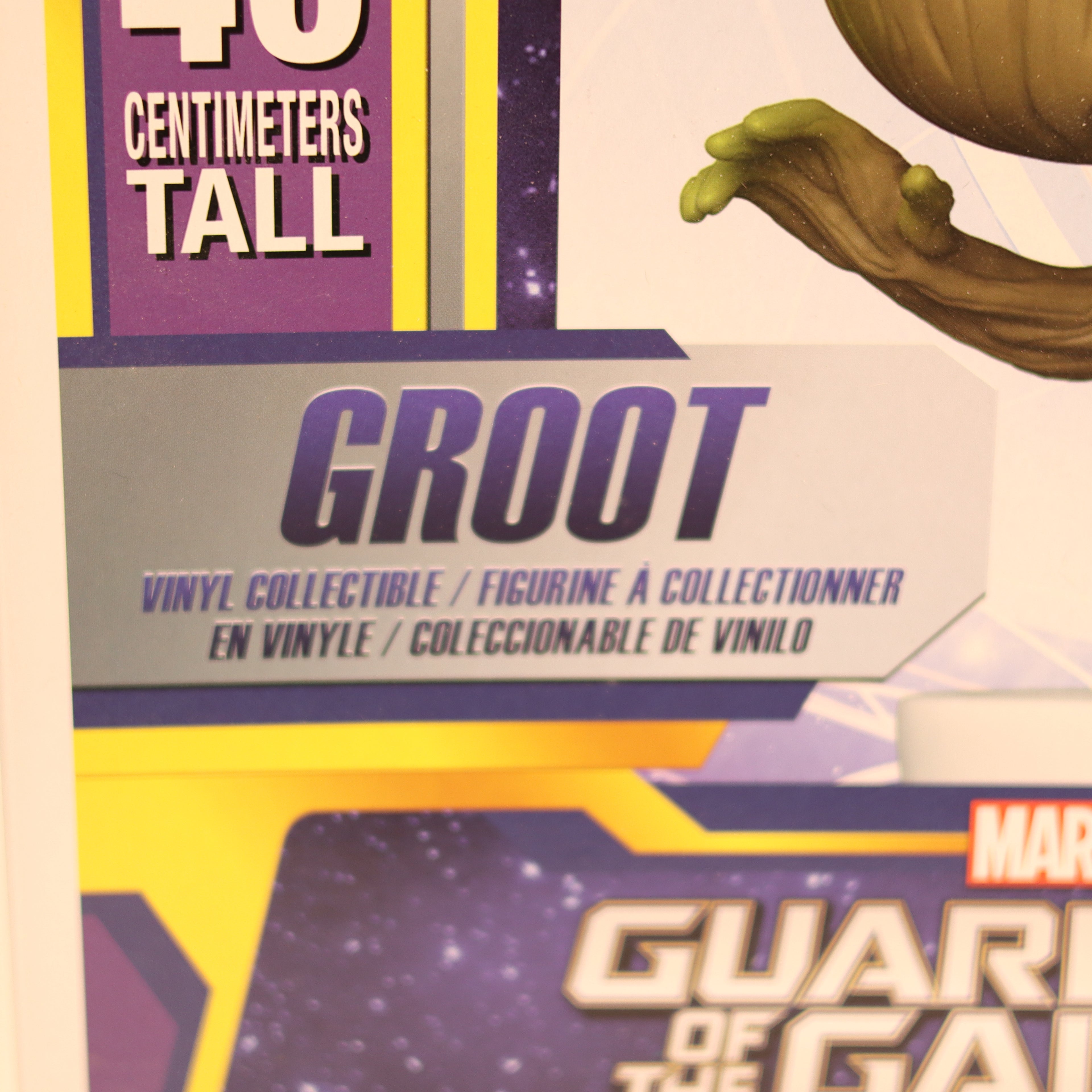 Marvel Guardians of the Galaxy Groot vinyl collectible packaging