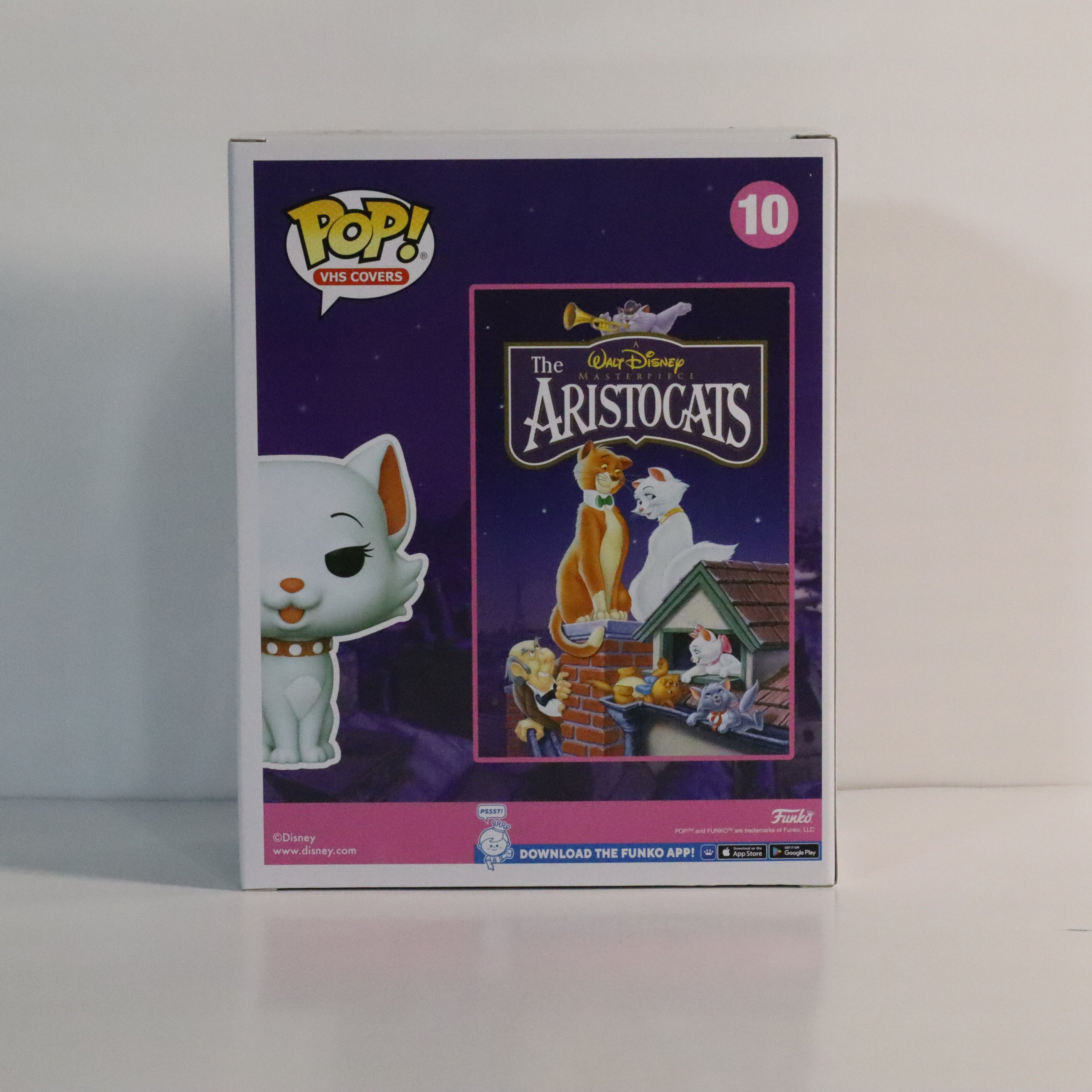 Funko Pop! The Aristocats figure packaging with Disney branding
