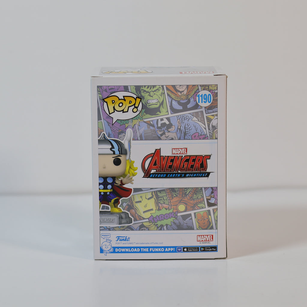 Marvel Avengers Funko Pop! vinyl figure packaging on a white background