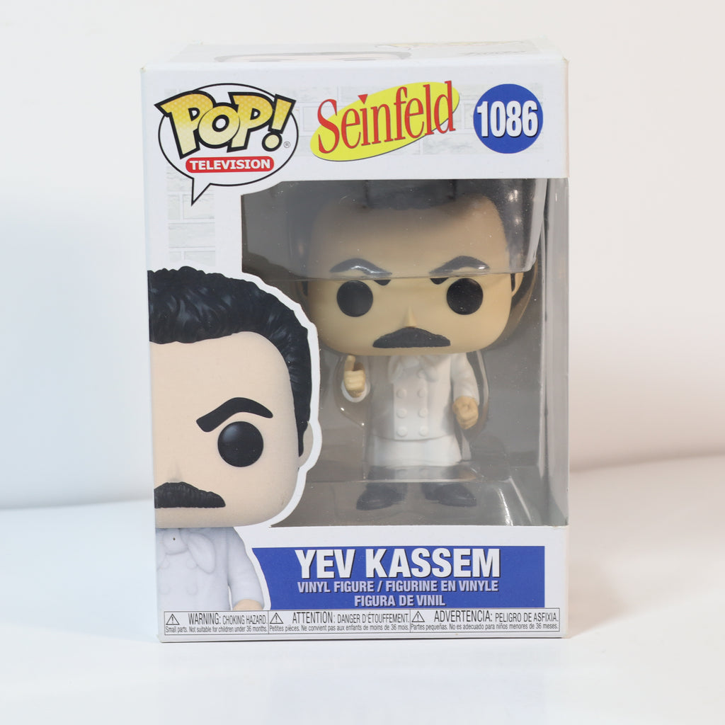 Funko Pop! Seinfeld Yev Kassem vinyl figure in packaging on a white background