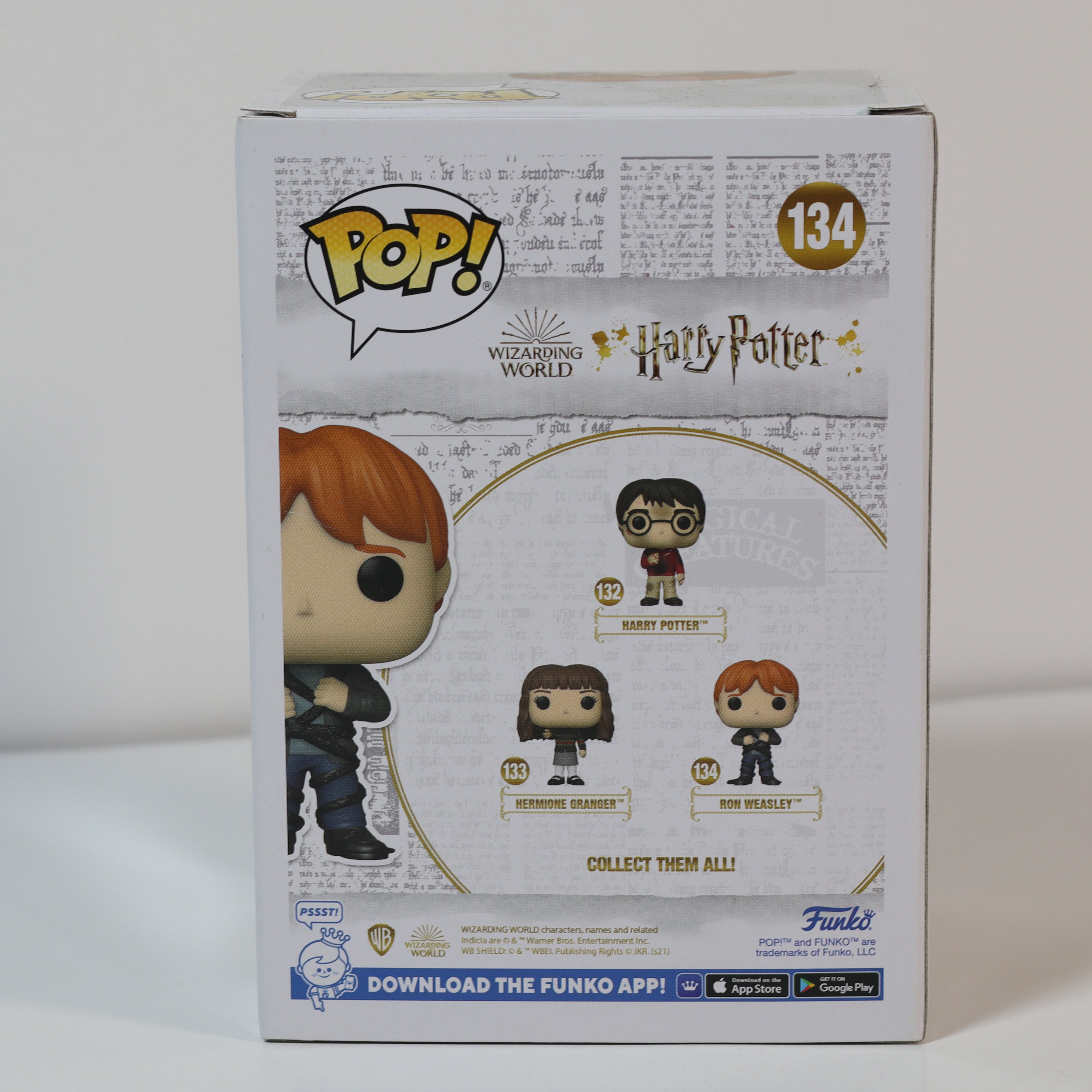 Funko Pop! Harry Potter figure packaging on a white background