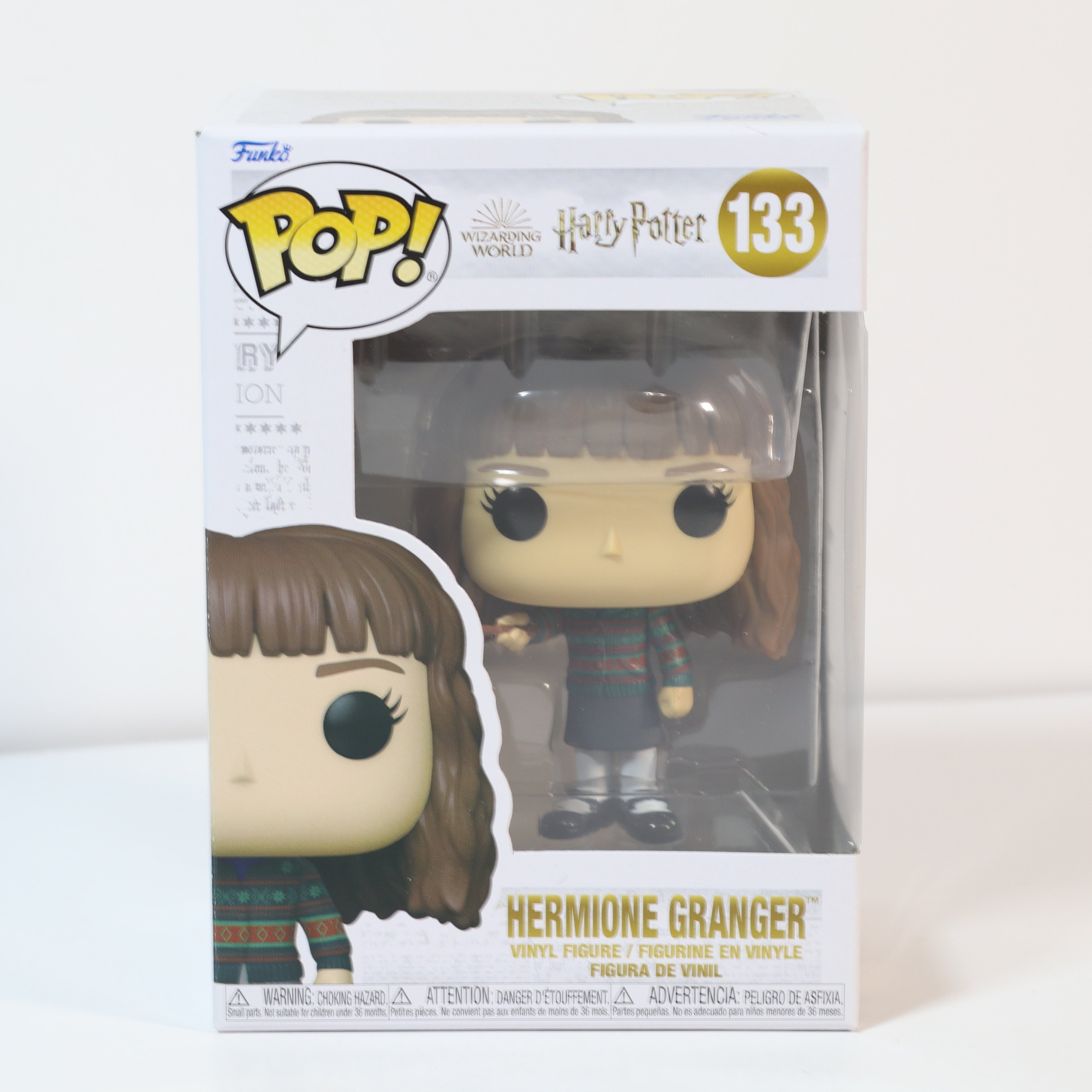 Funko Pop! Hermione Granger figure in packaging with visible branding