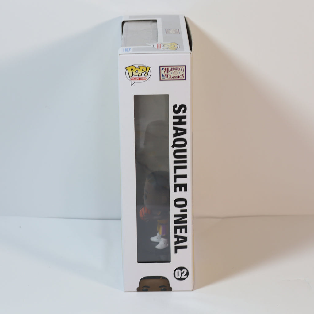 Funko Pop! packaging with Shaquille O'Neal on a light background