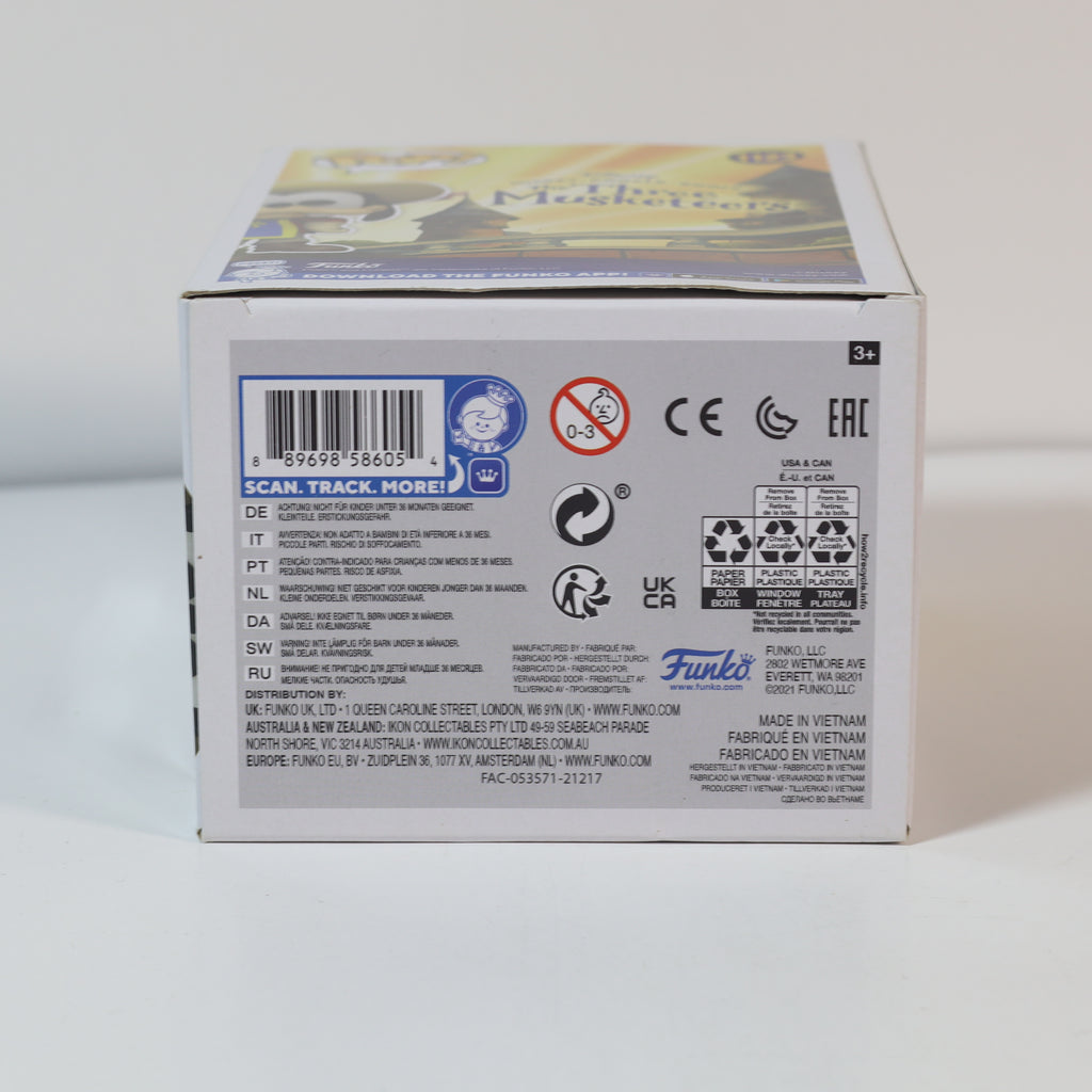 Back of a product box with various symbols and text on a white background