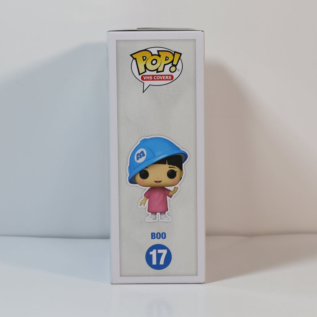 Funko Pop! vinyl figure packaging with character wearing a blue cap and pink shirt on a white background