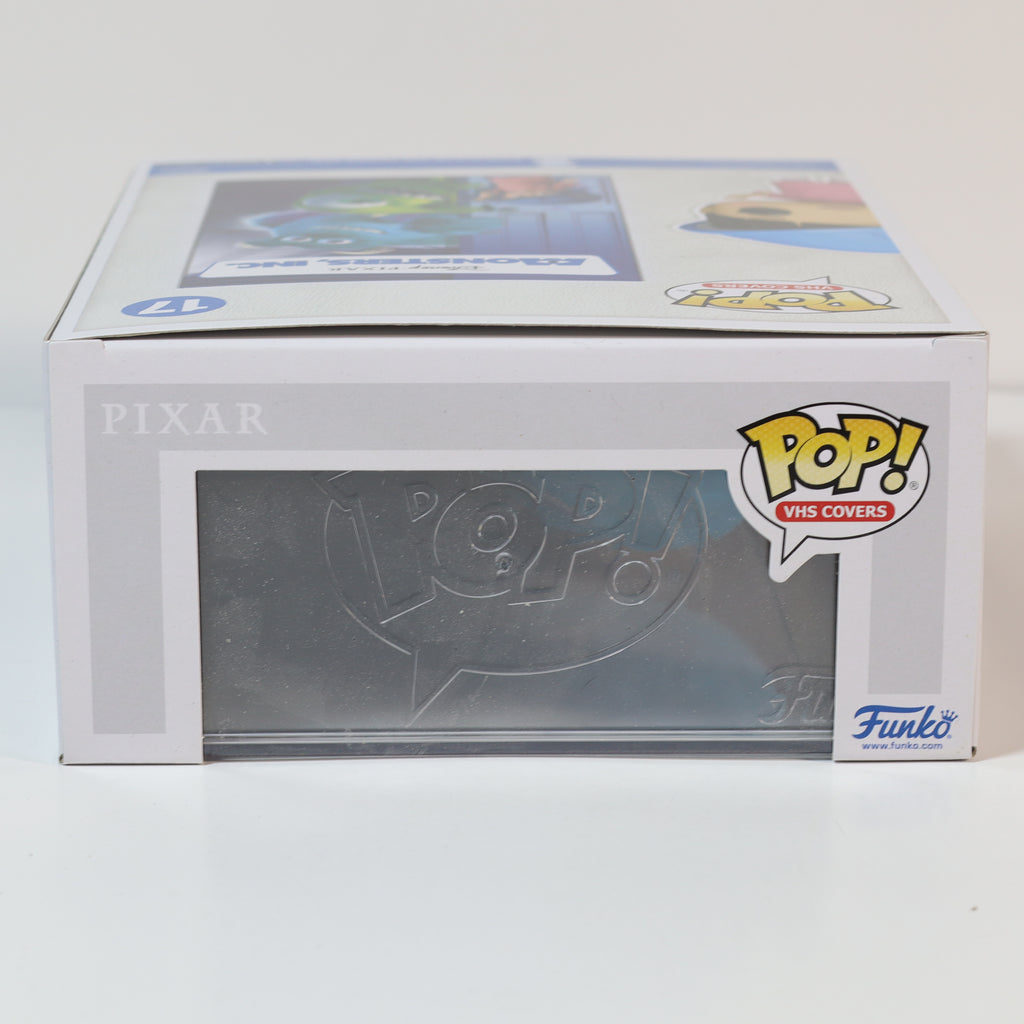 Funko Pop! vinyl figure packaging with Pixar branding on a white background