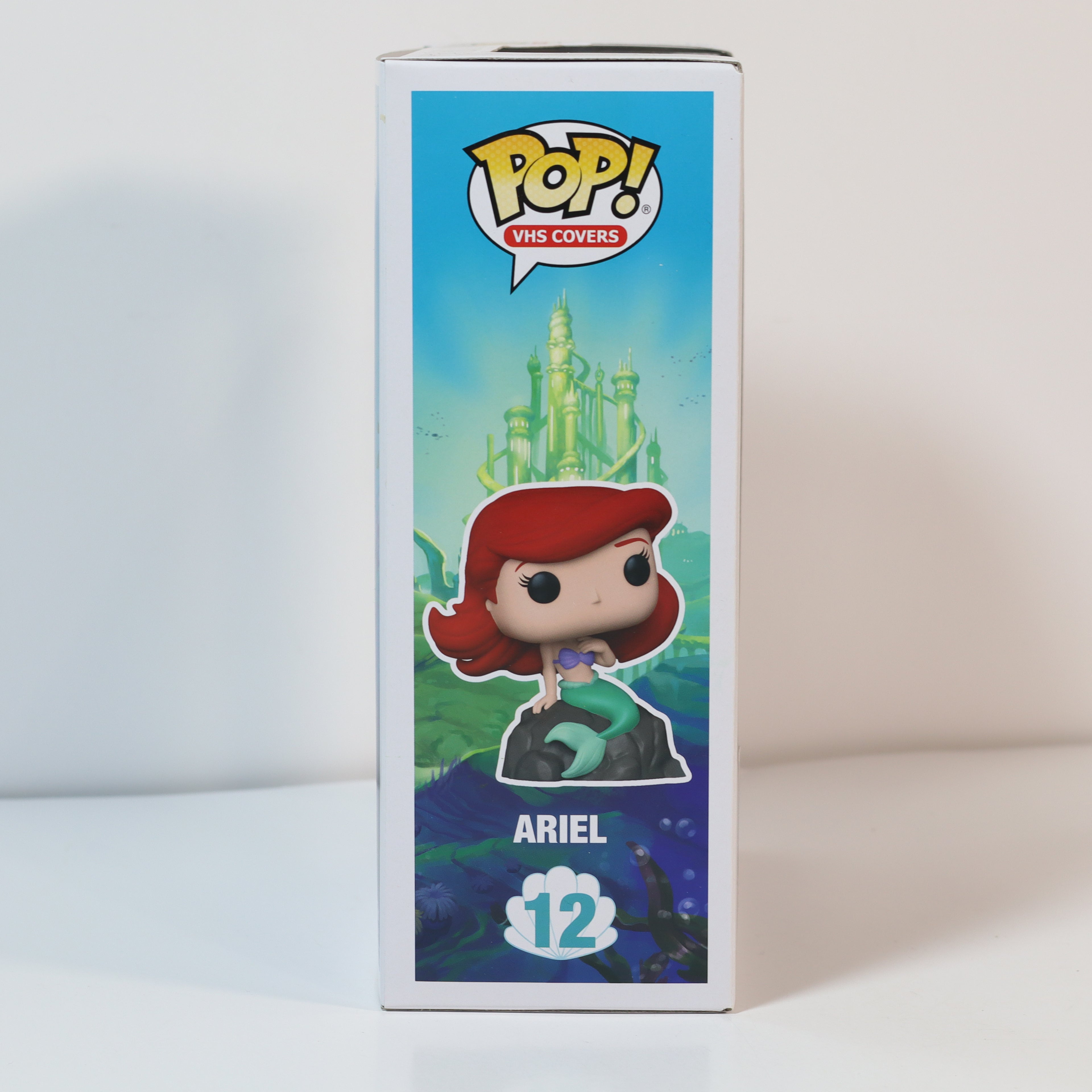 Funko Pop! vinyl figure packaging with Ariel on a white background