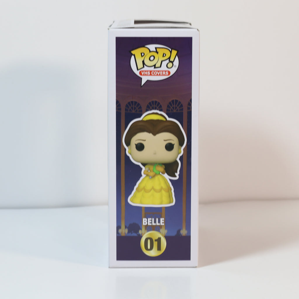 Funko Pop! vinyl figure packaging with Belle on a white background