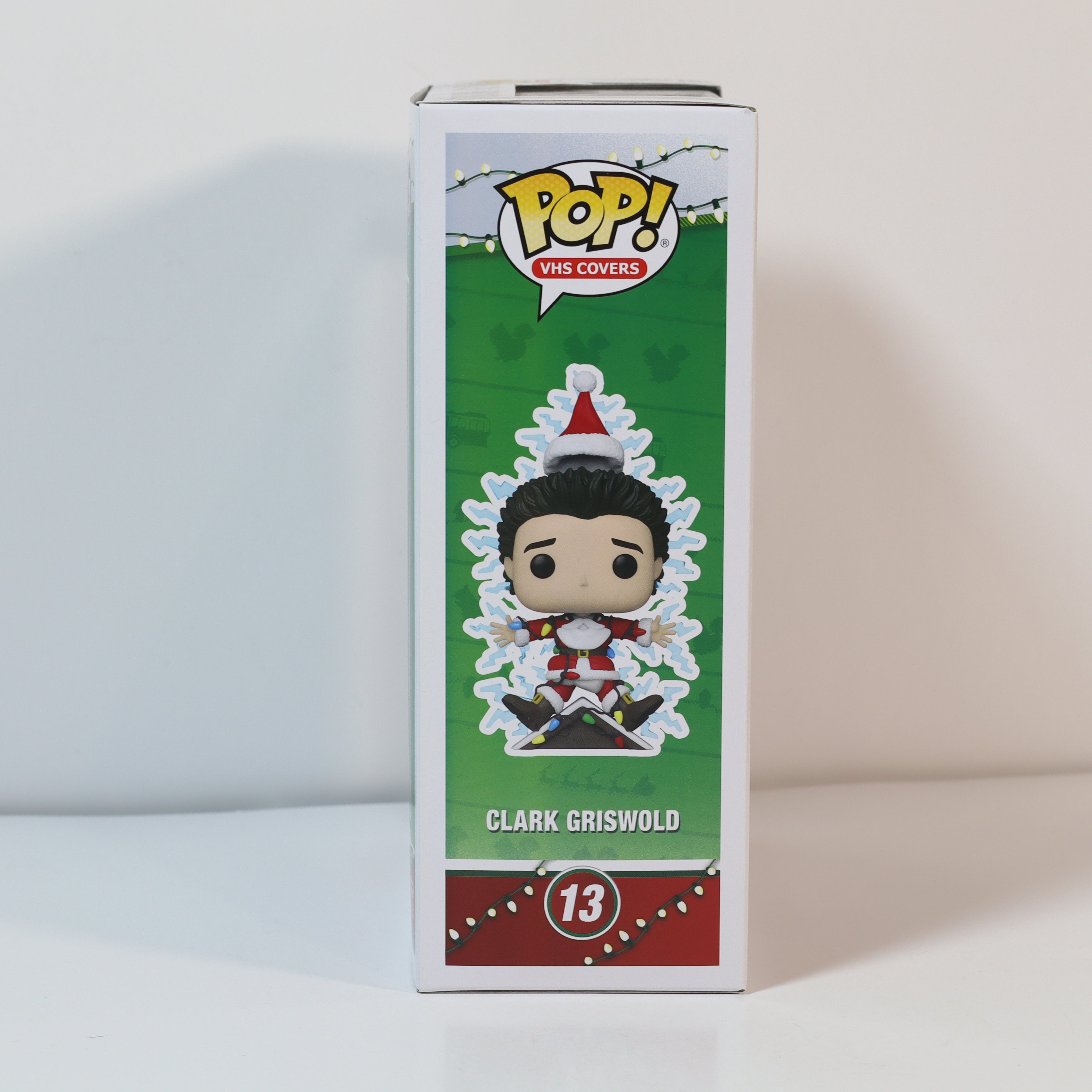 Funko Pop! vinyl figure packaging with Christmas-themed design on a white background