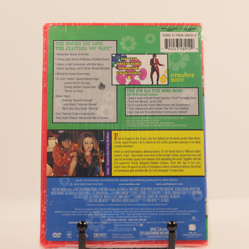 Back cover of a DVD with colorful design and text on a beige background